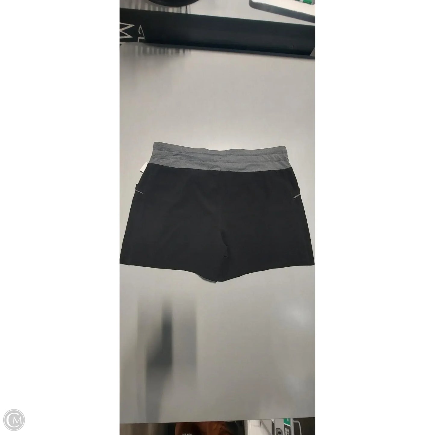 Athletic Shorts By Rbx In Black & Grey, Size: L