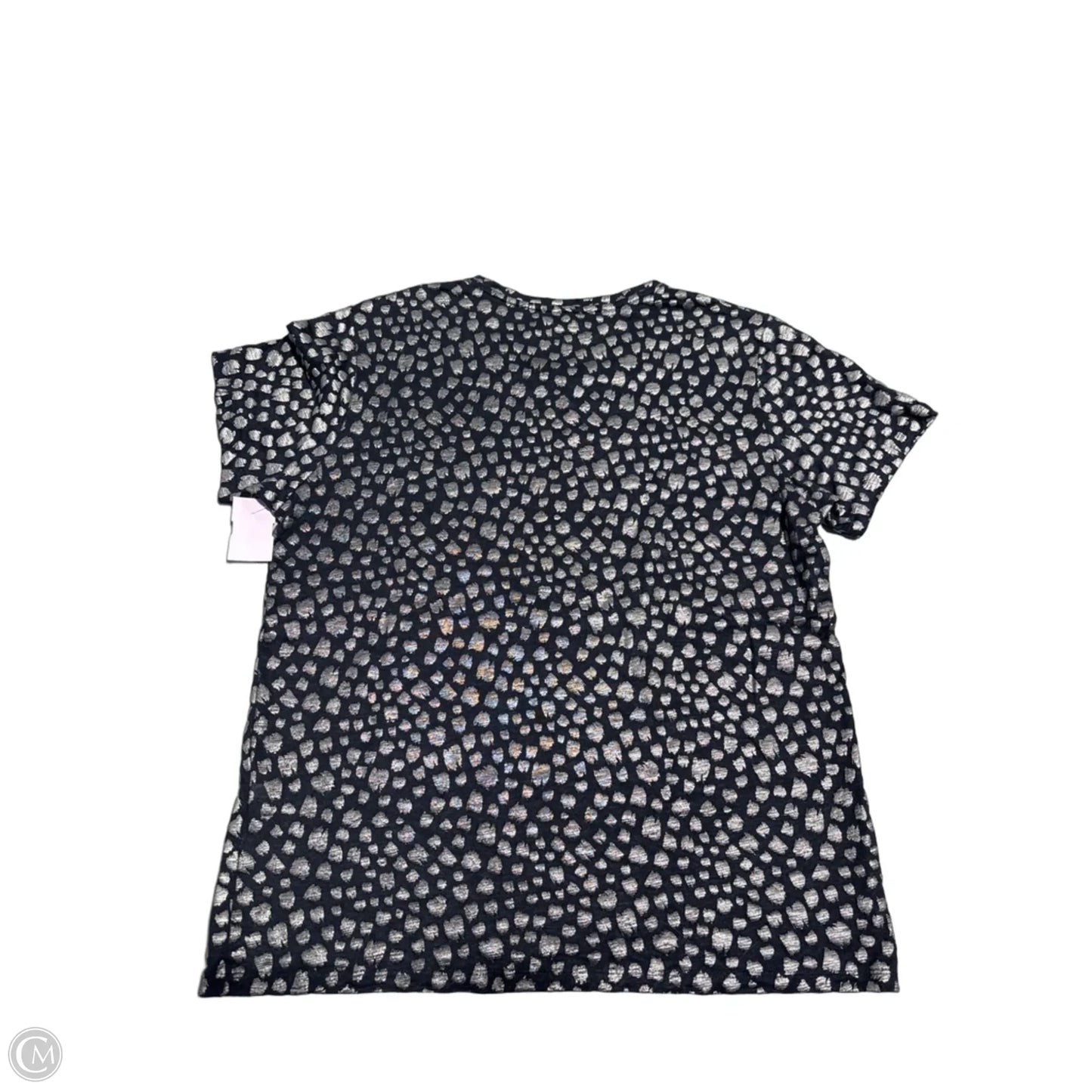 Athletic Top Short Sleeve By Majestic Filatures In Animal Print, Size: M