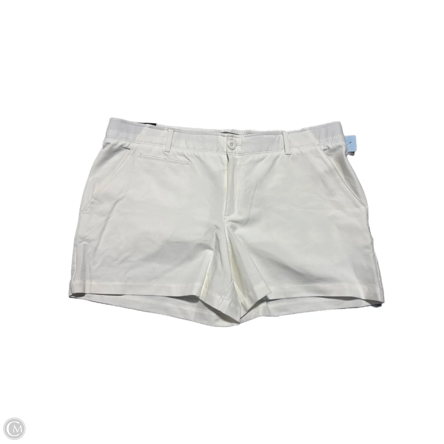 Athletic Shorts By Under Armour In White, Size: 16