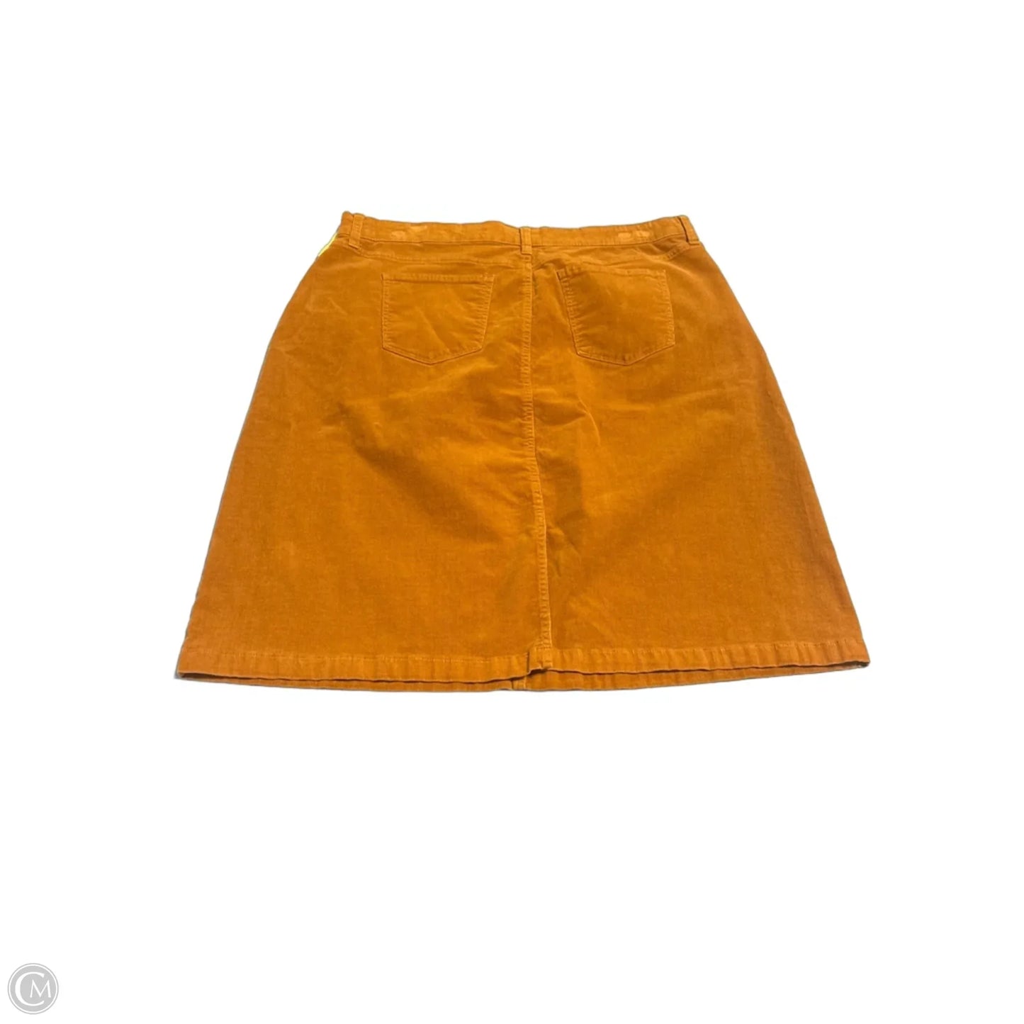 Skirt Midi By St Johns Bay In Orange, Size: 18