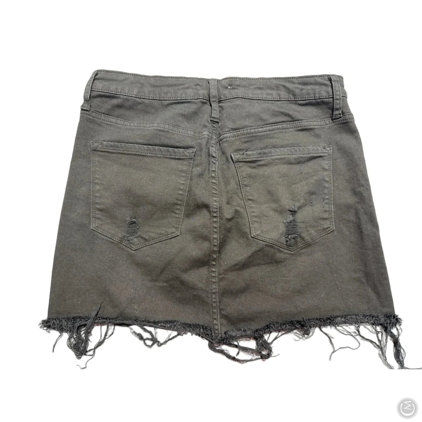 Skirt Midi By Altard State In Black Denim, Size: L