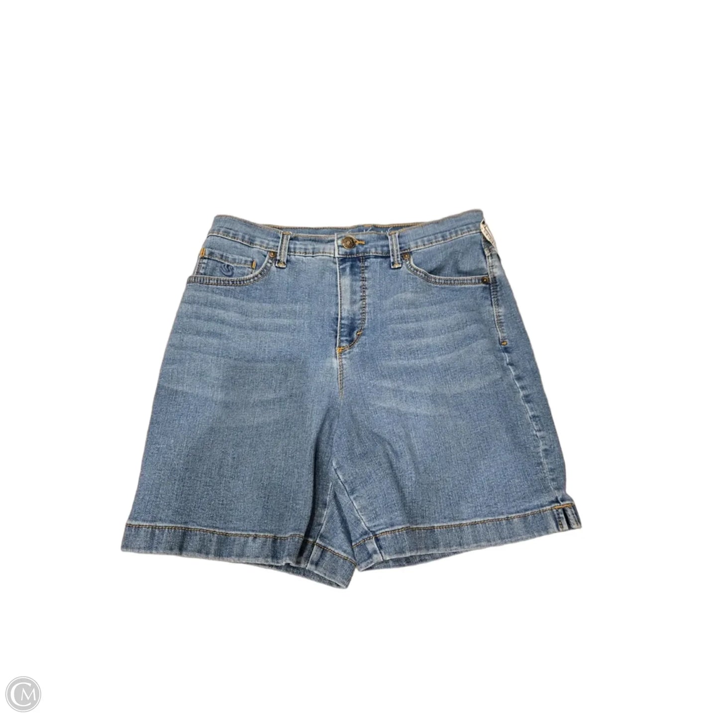 Shorts By Gloria Vanderbilt In Blue Denim, Size: 4