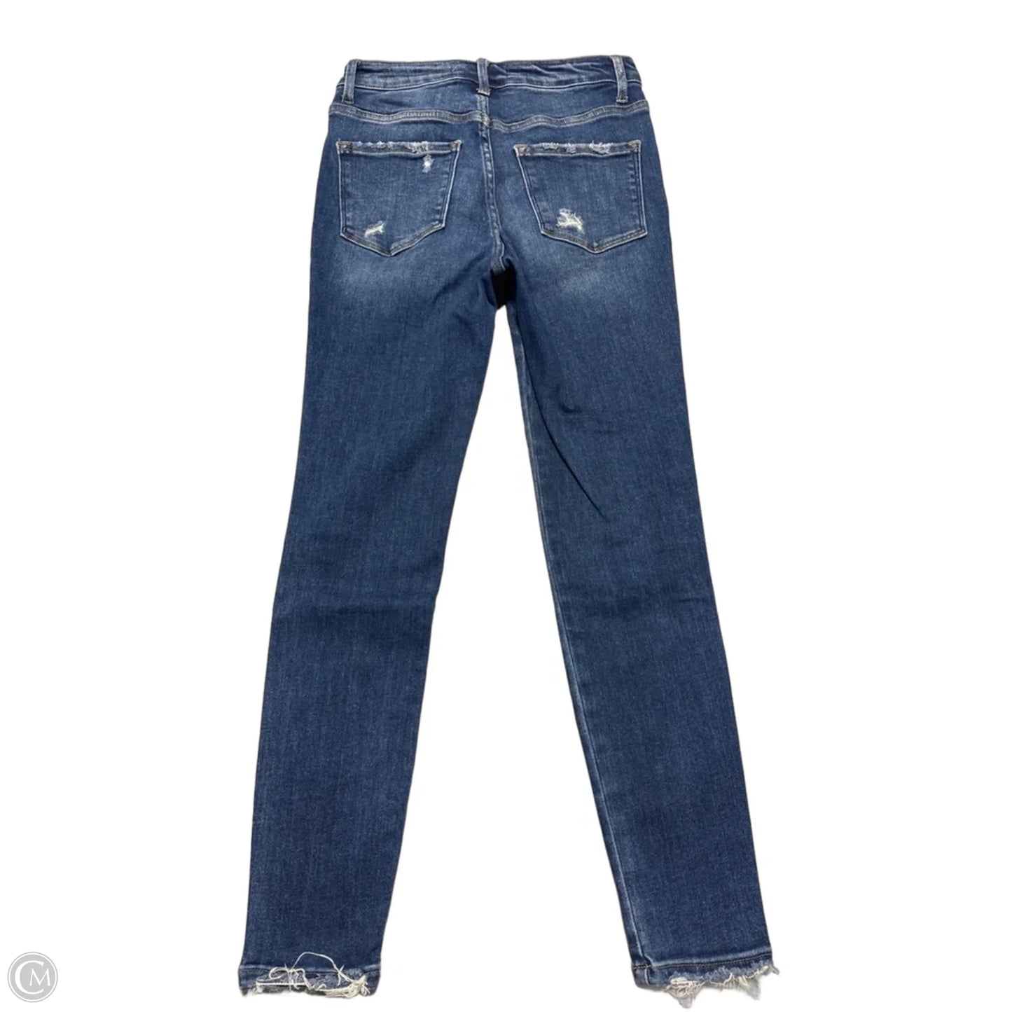 Jeans Skinny By Flying Monkey In Blue Denim, Size: 4