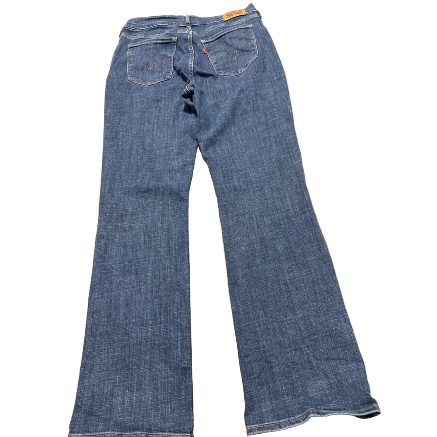 Jeans Boot Cut By Levis In Blue Denim, Size: 8