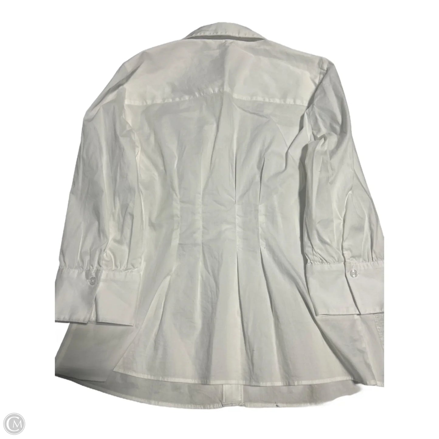 Top Long Sleeve By Cmb In White, Size: S