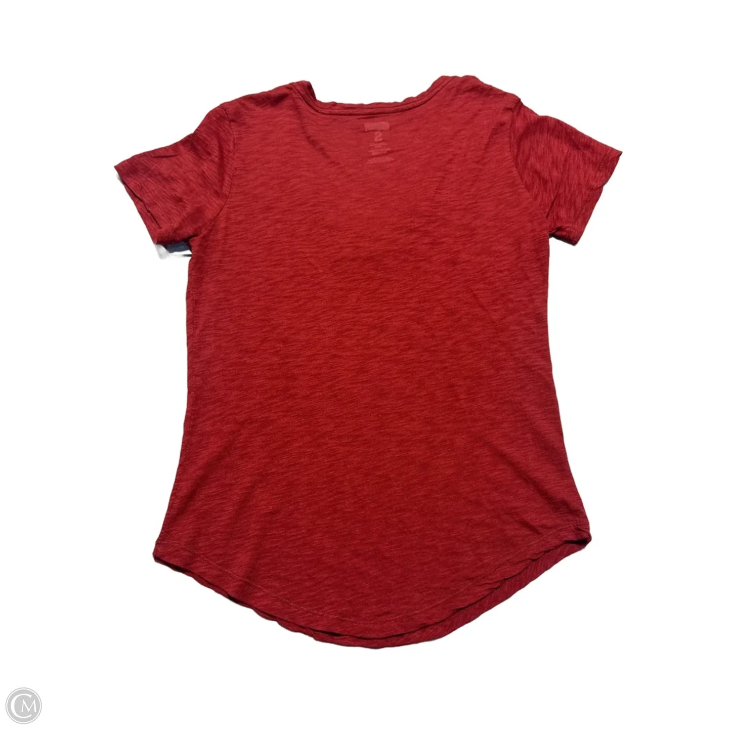 Top Short Sleeve By Cmb In Red, Size: S