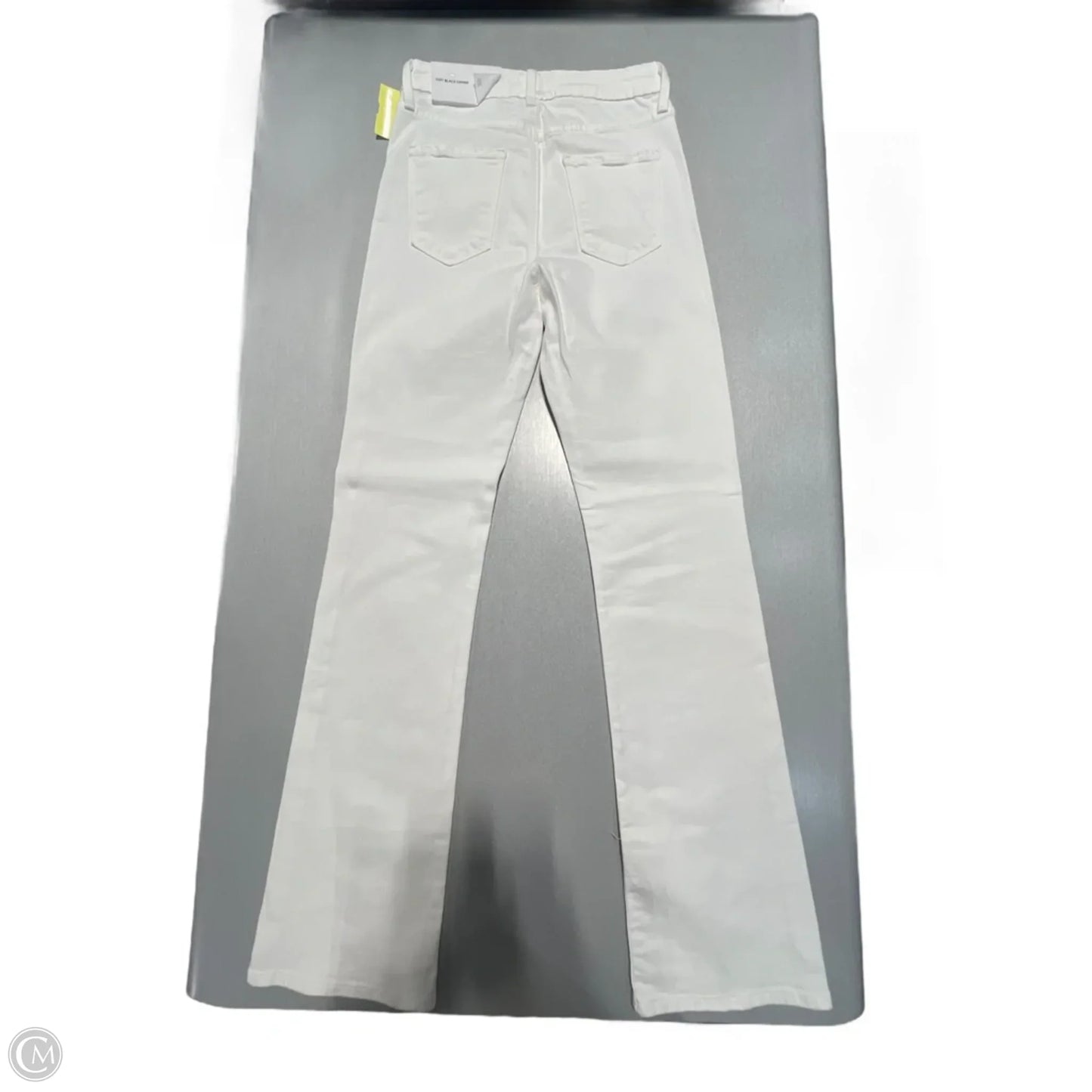 Jeans Boot Cut By Just Black In White Denim, Size: 6