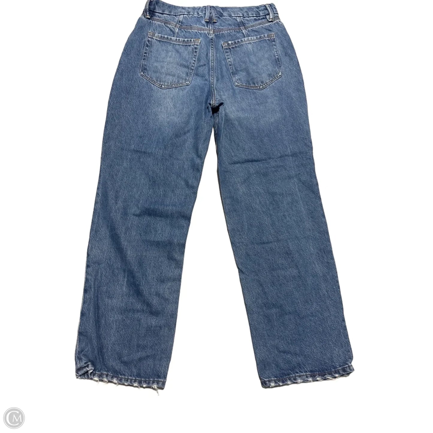 Jeans Straight By Good American In Blue Denim, Size: 6