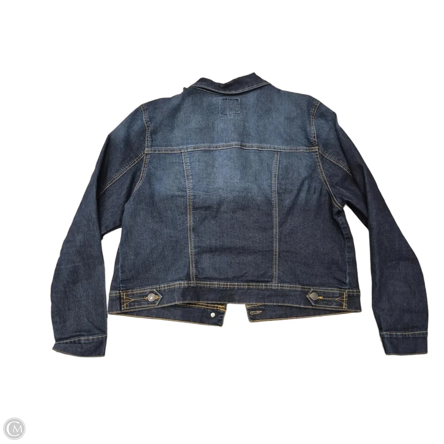 Jacket Denim By Wax Jean In Navy, Size: 3x