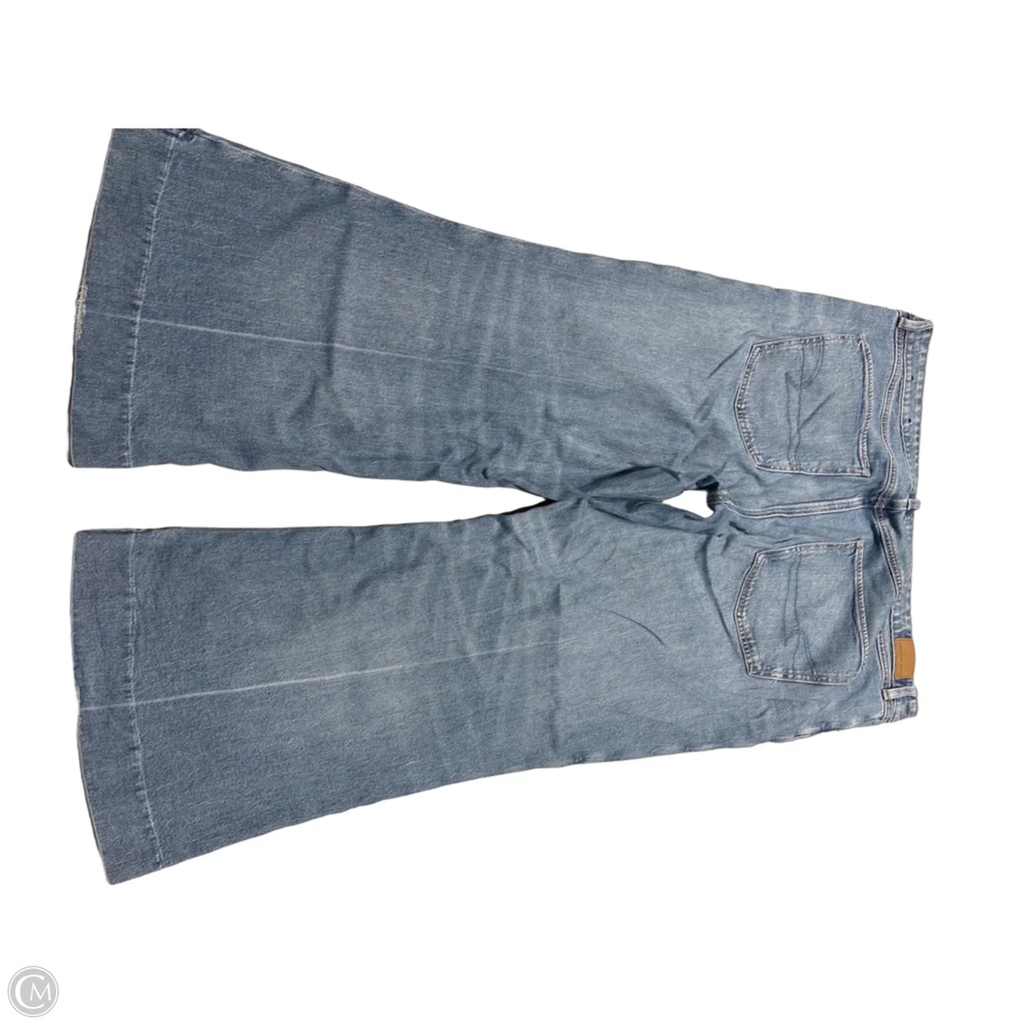 Jeans Wide Leg By American Eagle In Blue, Size: 18