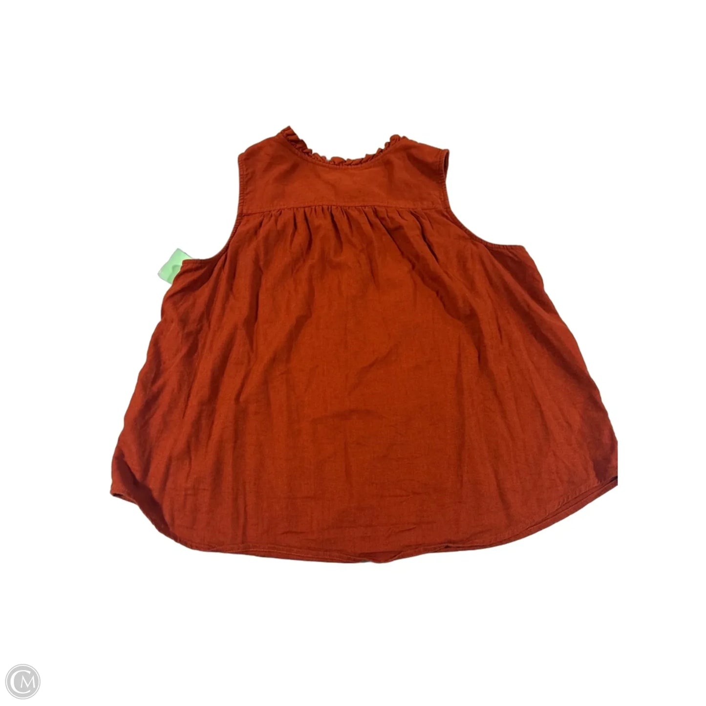 Tank Top By Sonoma In Orange, Size: Xxl