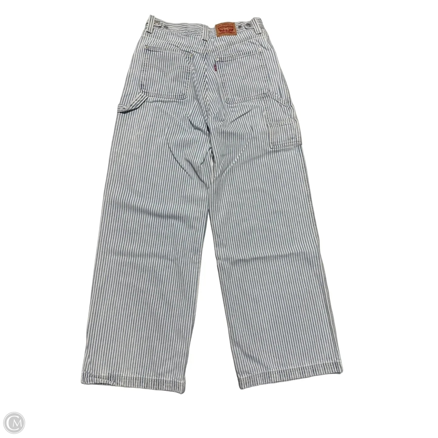 Jeans Wide Leg By Levis In Blue & White, Size: 6