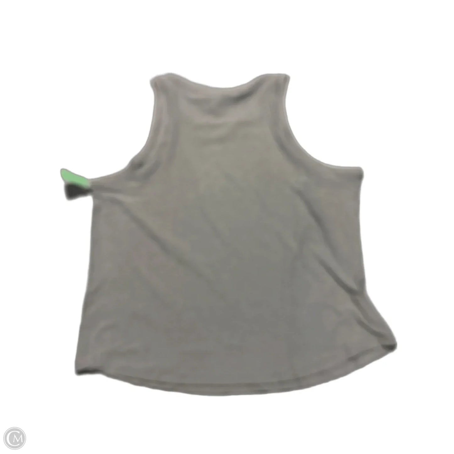Athletic Tank Top By Athletic Works In Grey, Size: L