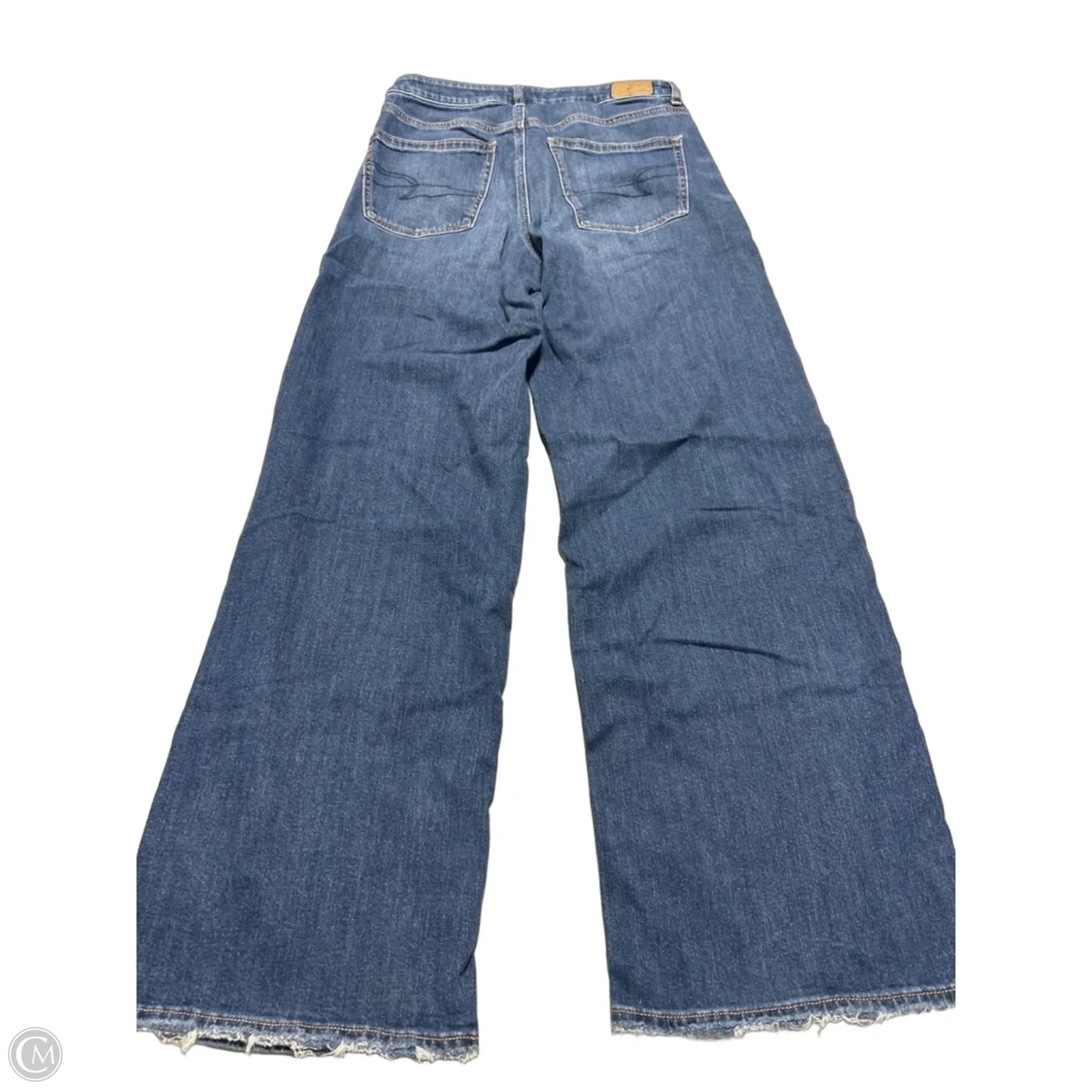 Jeans Wide Leg By American Eagle In Blue, Size: 2