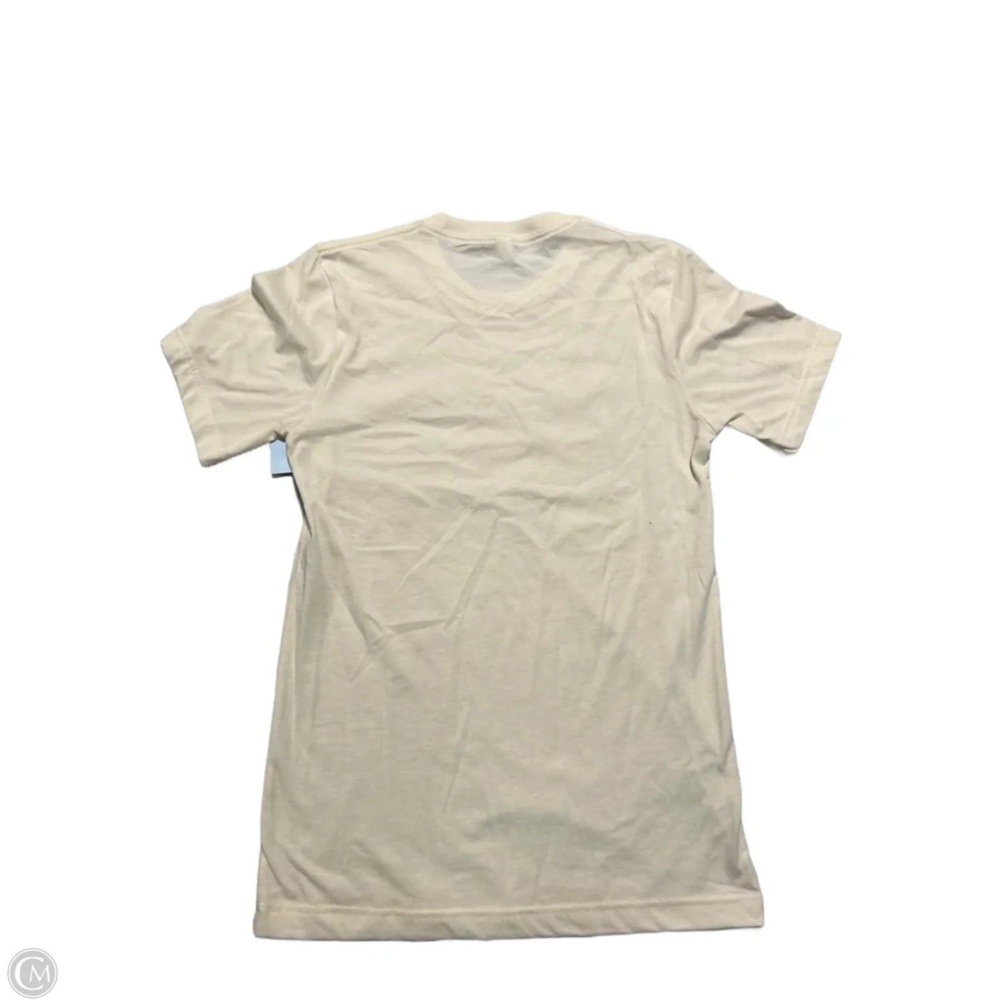 Top Short Sleeve Basic By Bella + Canvas In Cream, Size: S