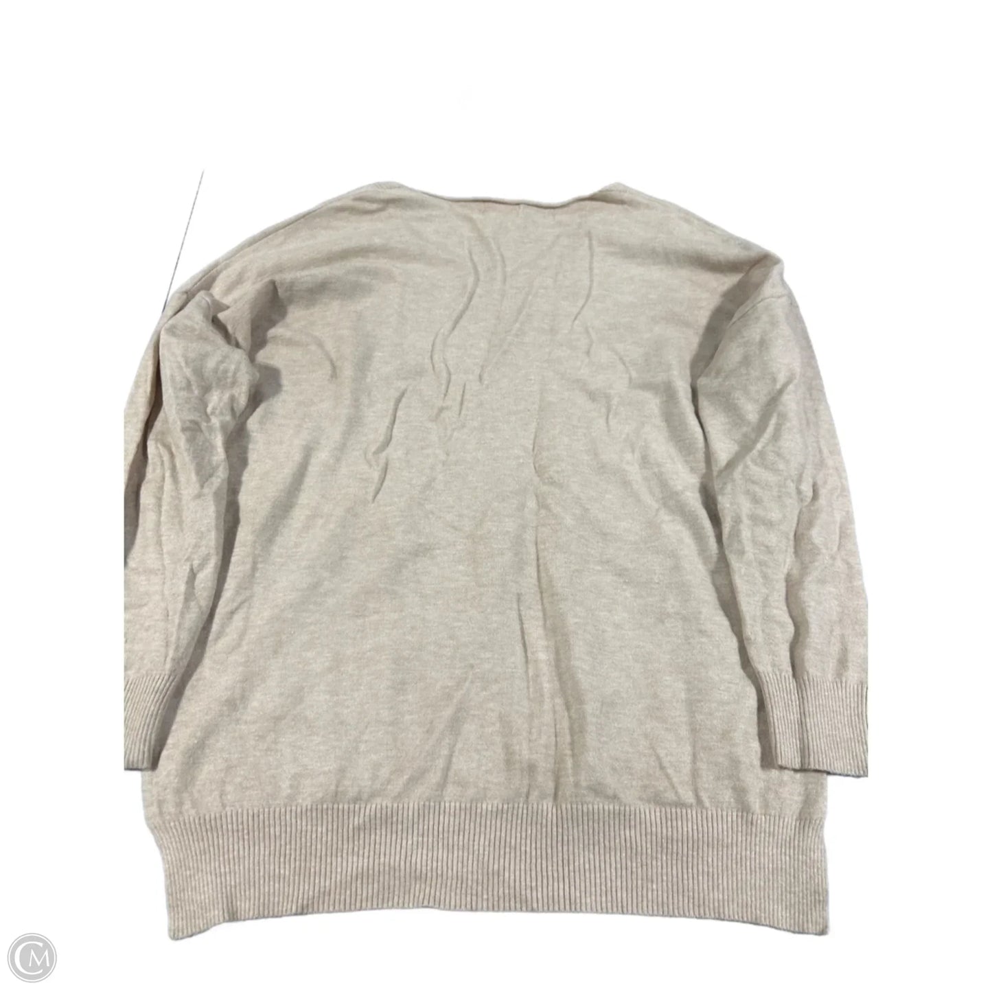 Top Long Sleeve By Pink Lily In Beige, Size: M