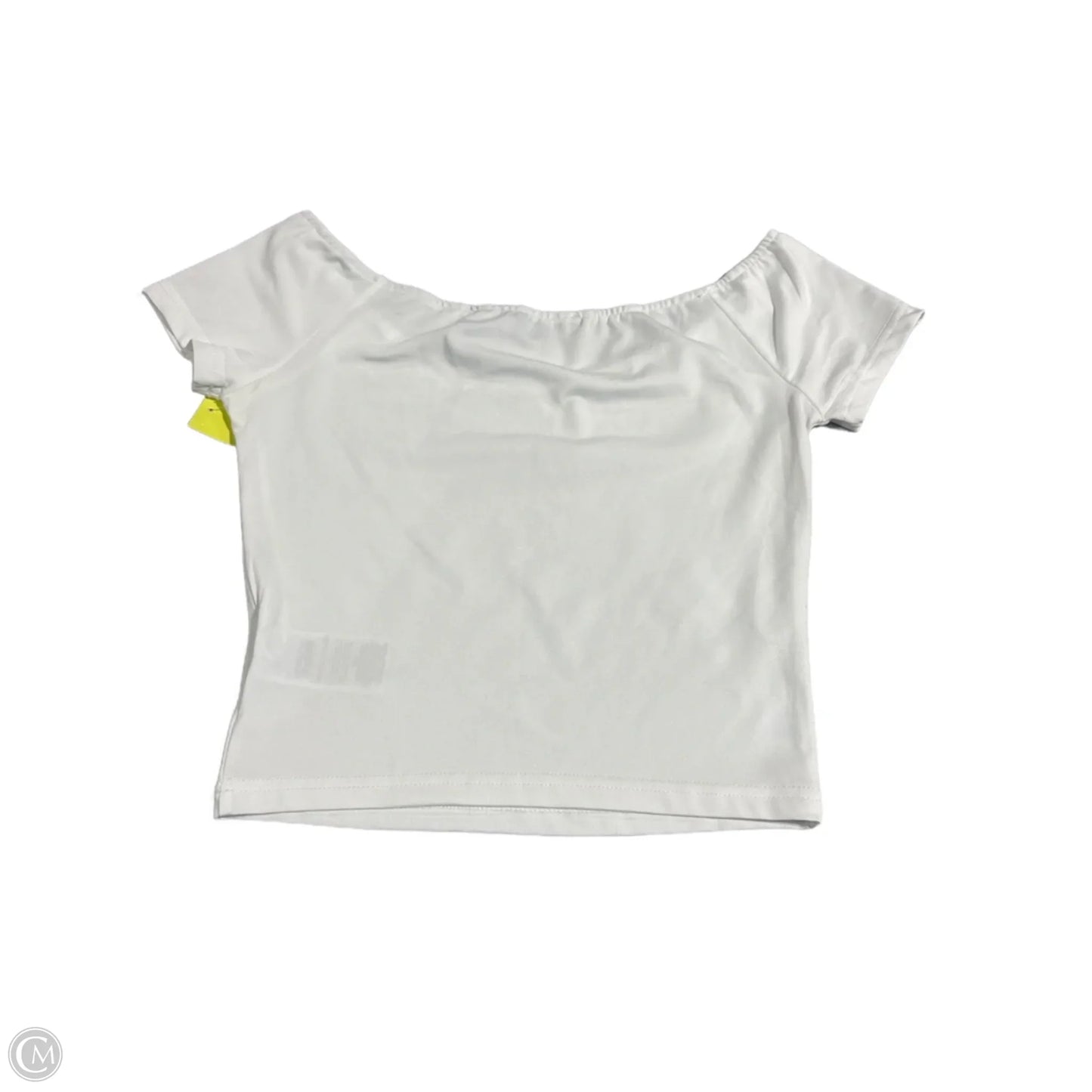 Top Short Sleeve Basic By Edikted In White, Size: Xs
