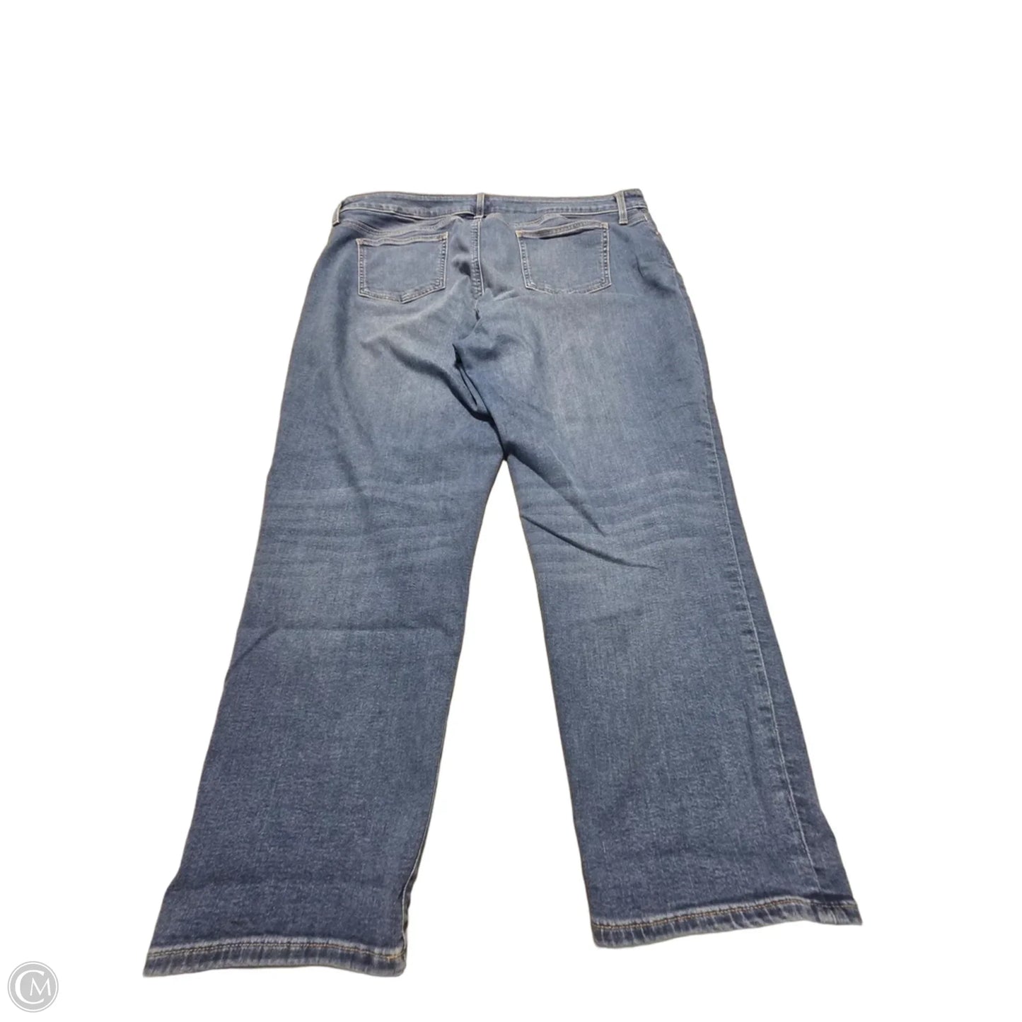 Jeans Straight By Chicos In Blue Denim, Size: 20