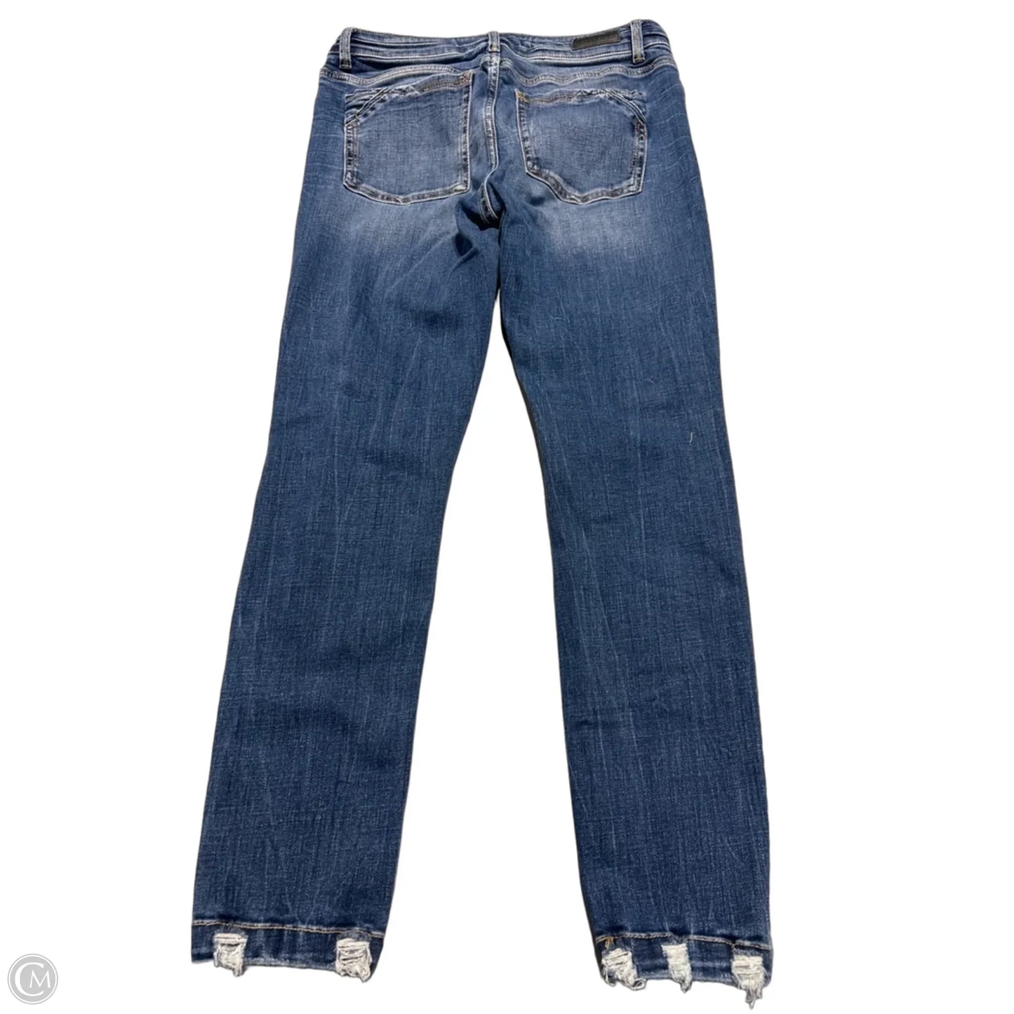 Jeans STRAIGHT By Buckle Black In Blue, Size: 10