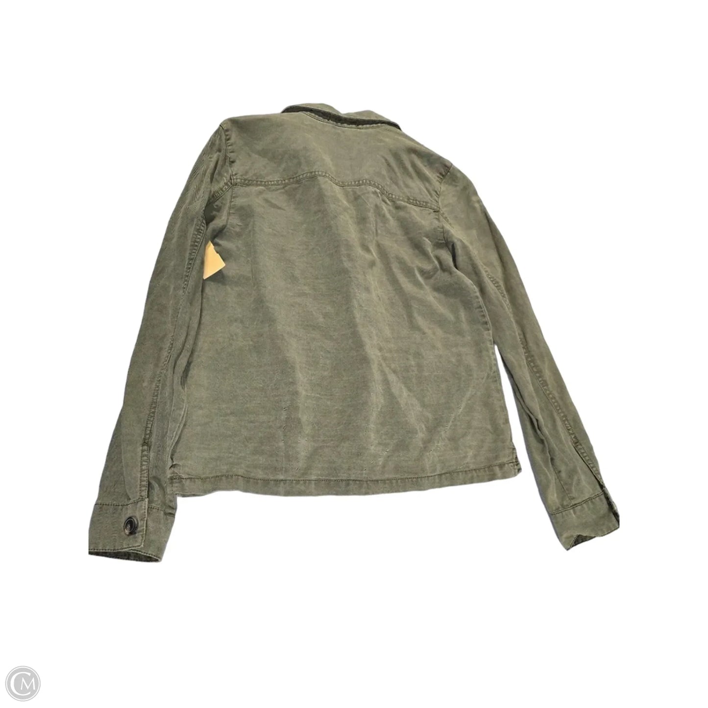 Jacket Shirt By Maurices In Green, Size: S