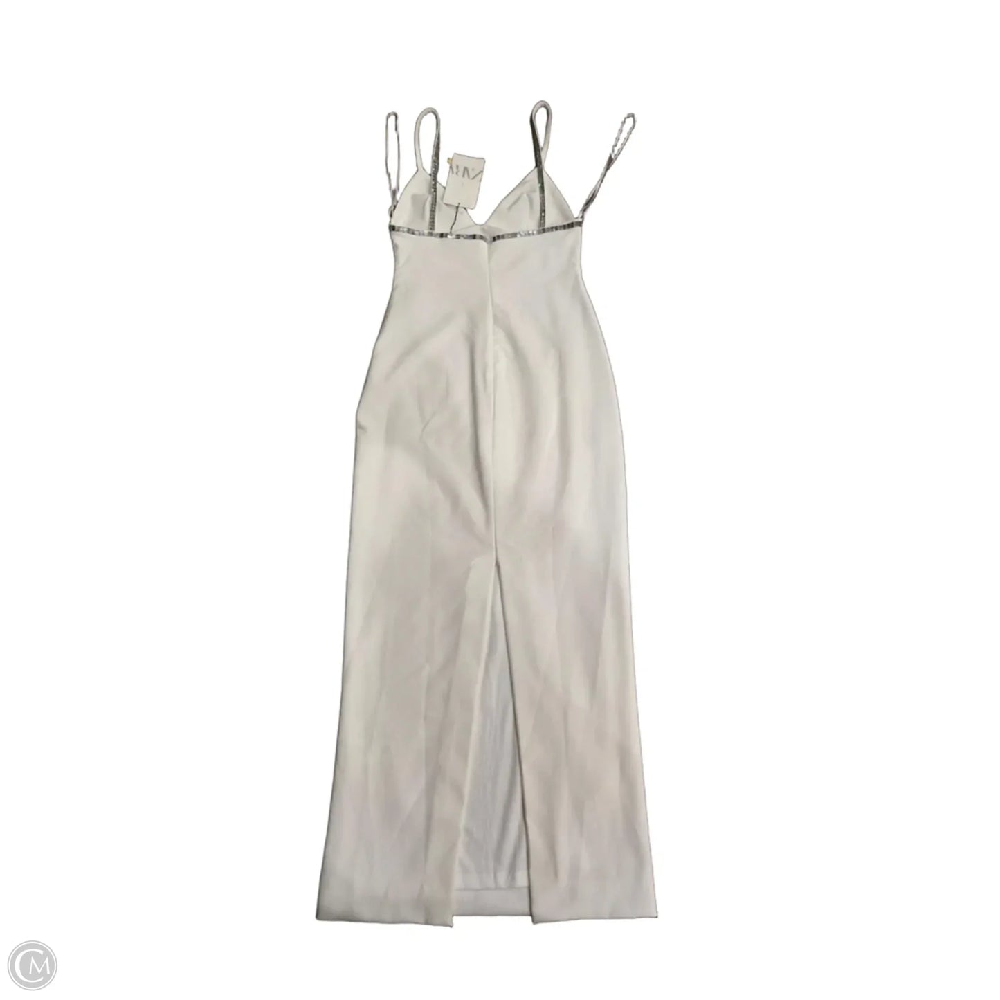 Dress Party Long By Zara In White, Size: Xs