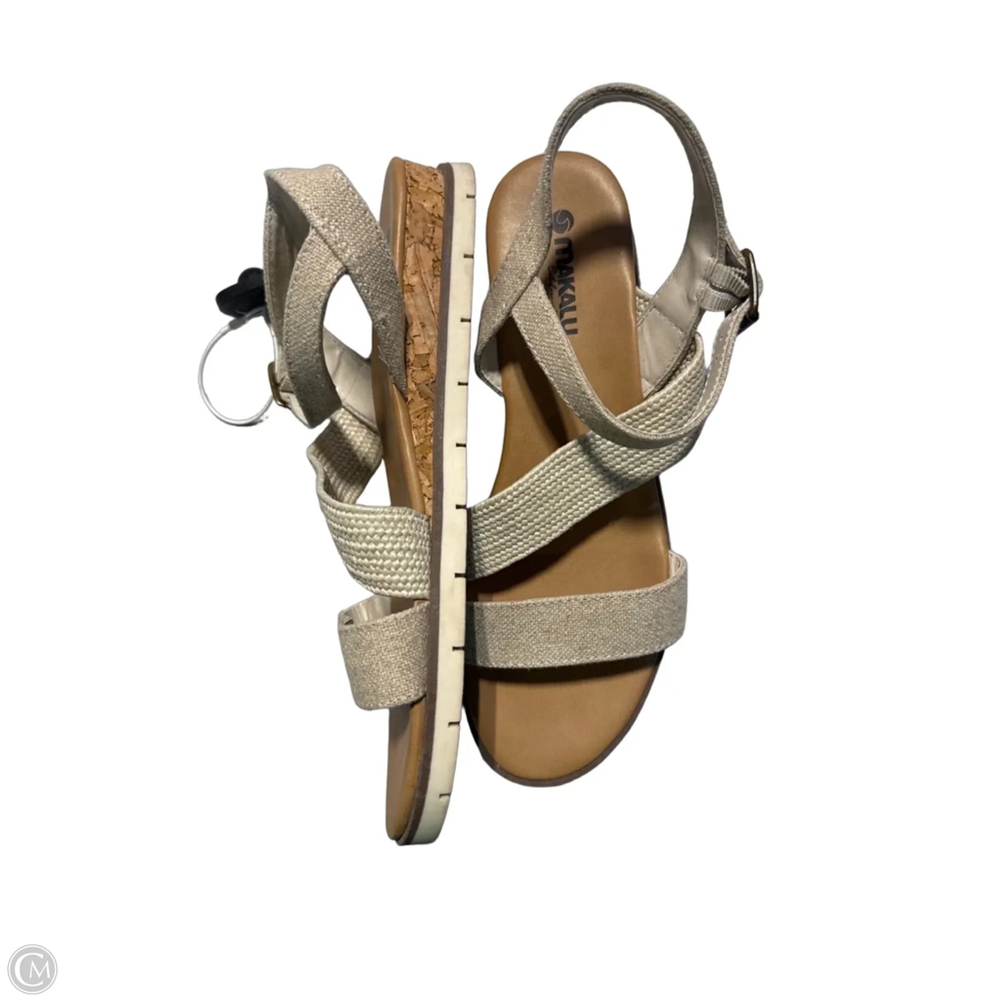 Sandals Flats By Cmc In Tan, Size: 8.5