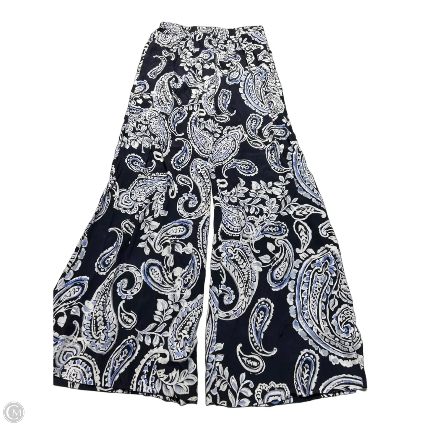 Pants Linen By Karen Kane In Blue, Size: Xs
