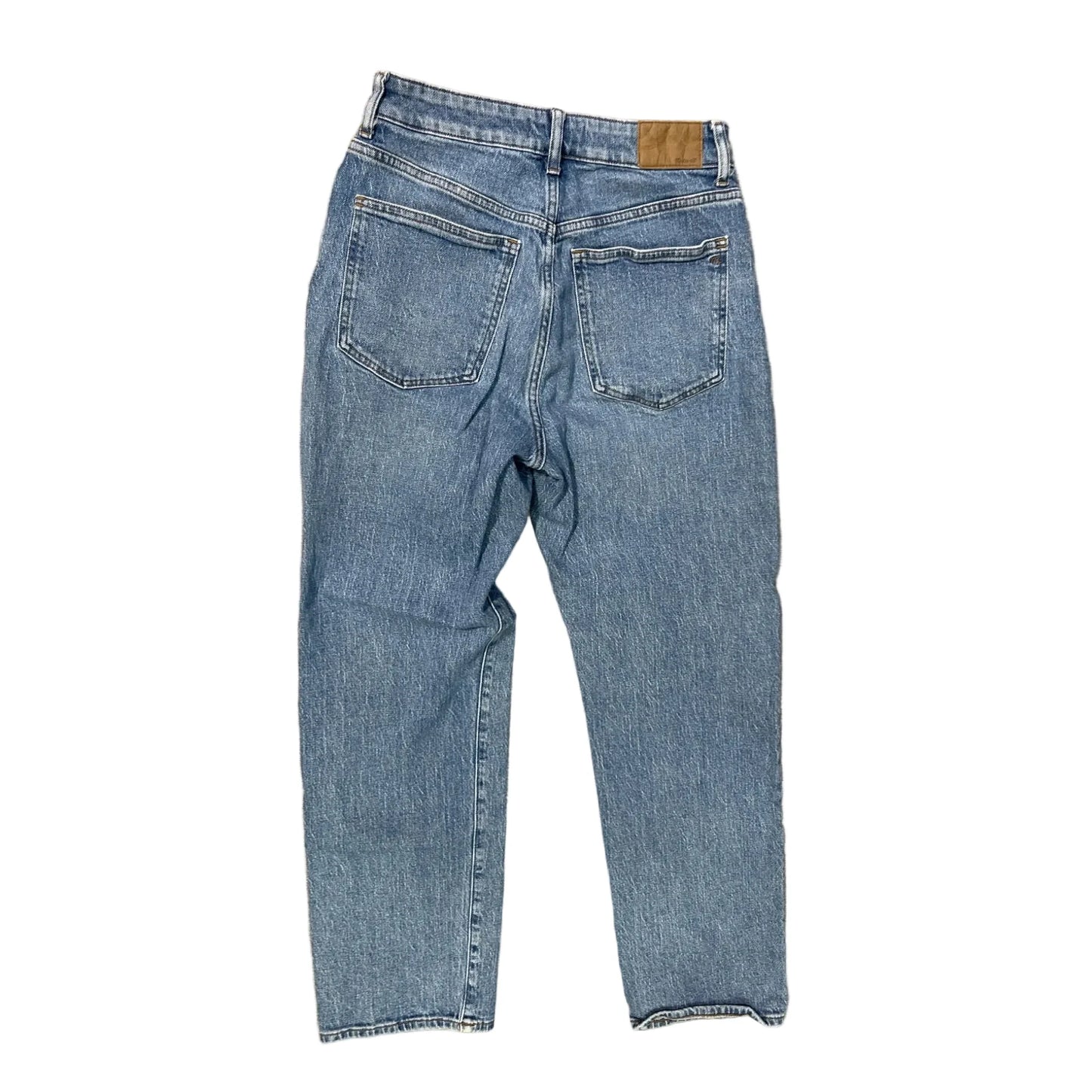 Jeans Straight By Madewell In Blue Denim, Size: 6