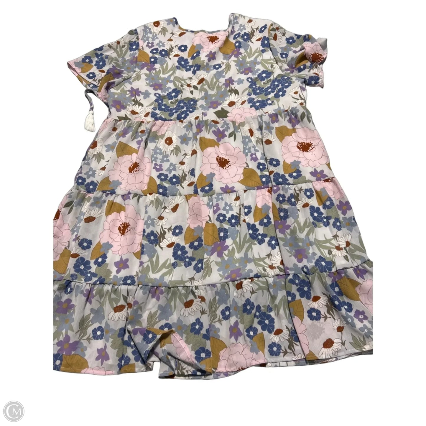 Dress Casual Short By Cmc In Floral Print, Size: Xl