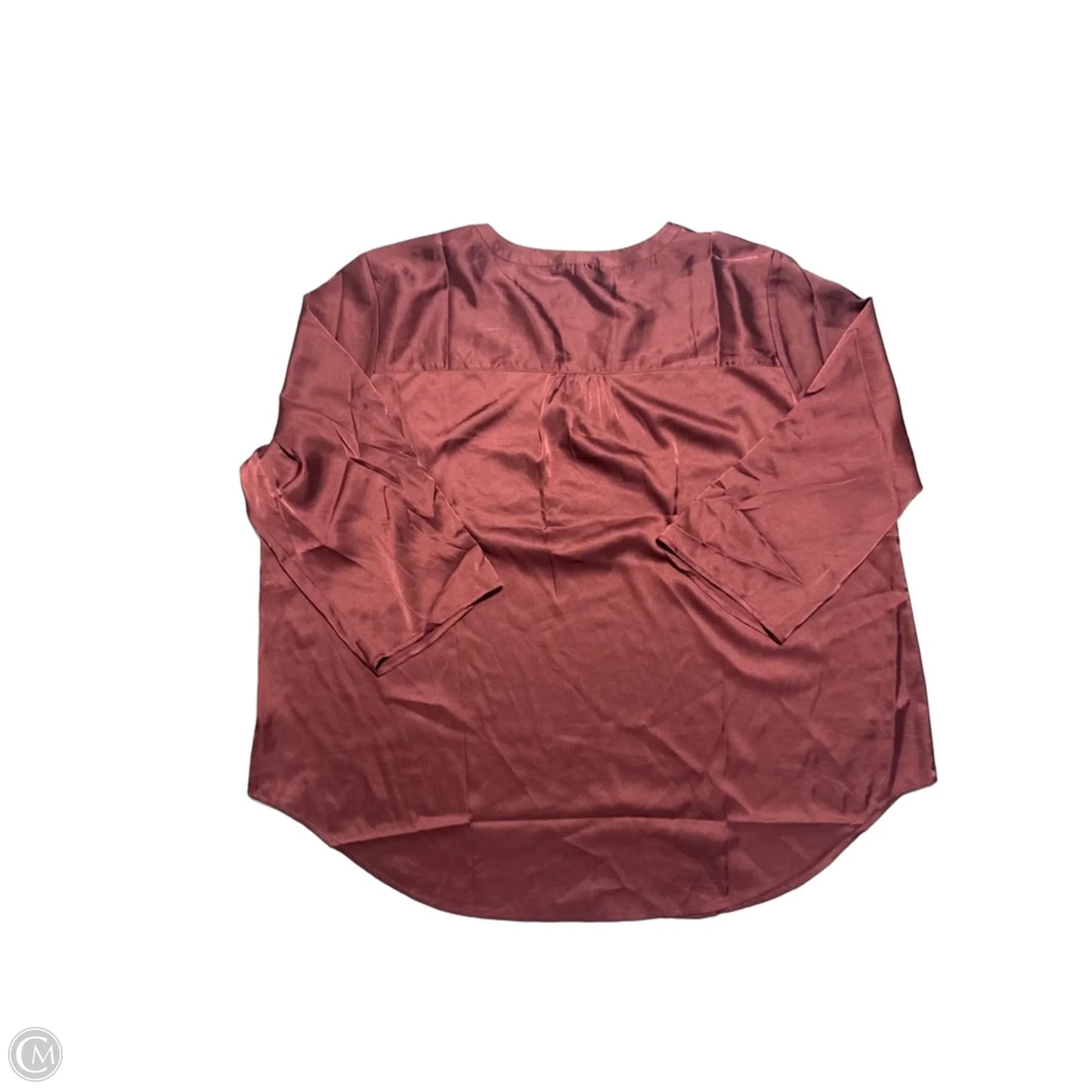 Top Long Sleeve By Maurices In Red, Size: 2x