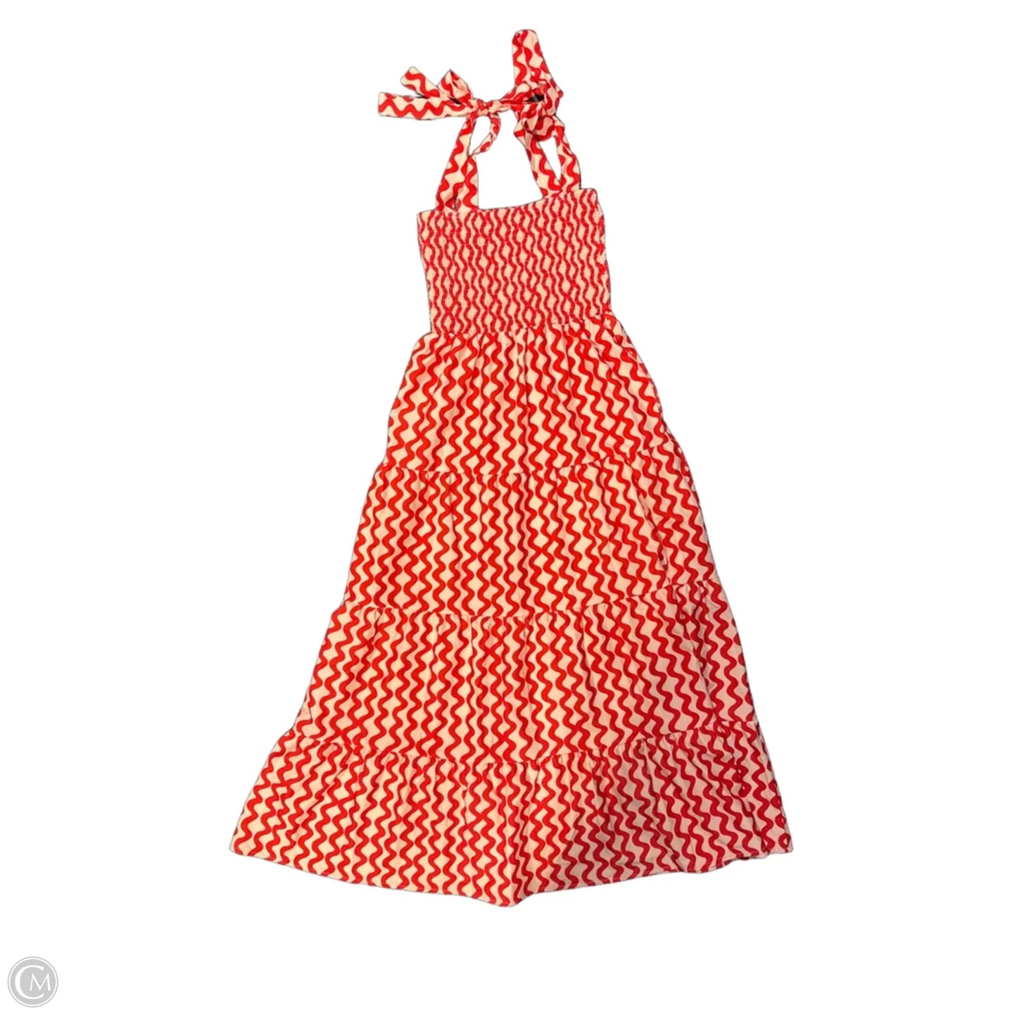 Dress Casual Maxi By Cme In Orange, Size: M