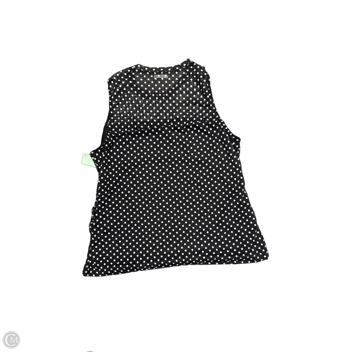 Top Sleeveless By Maurices In Black & White, Size: 1x