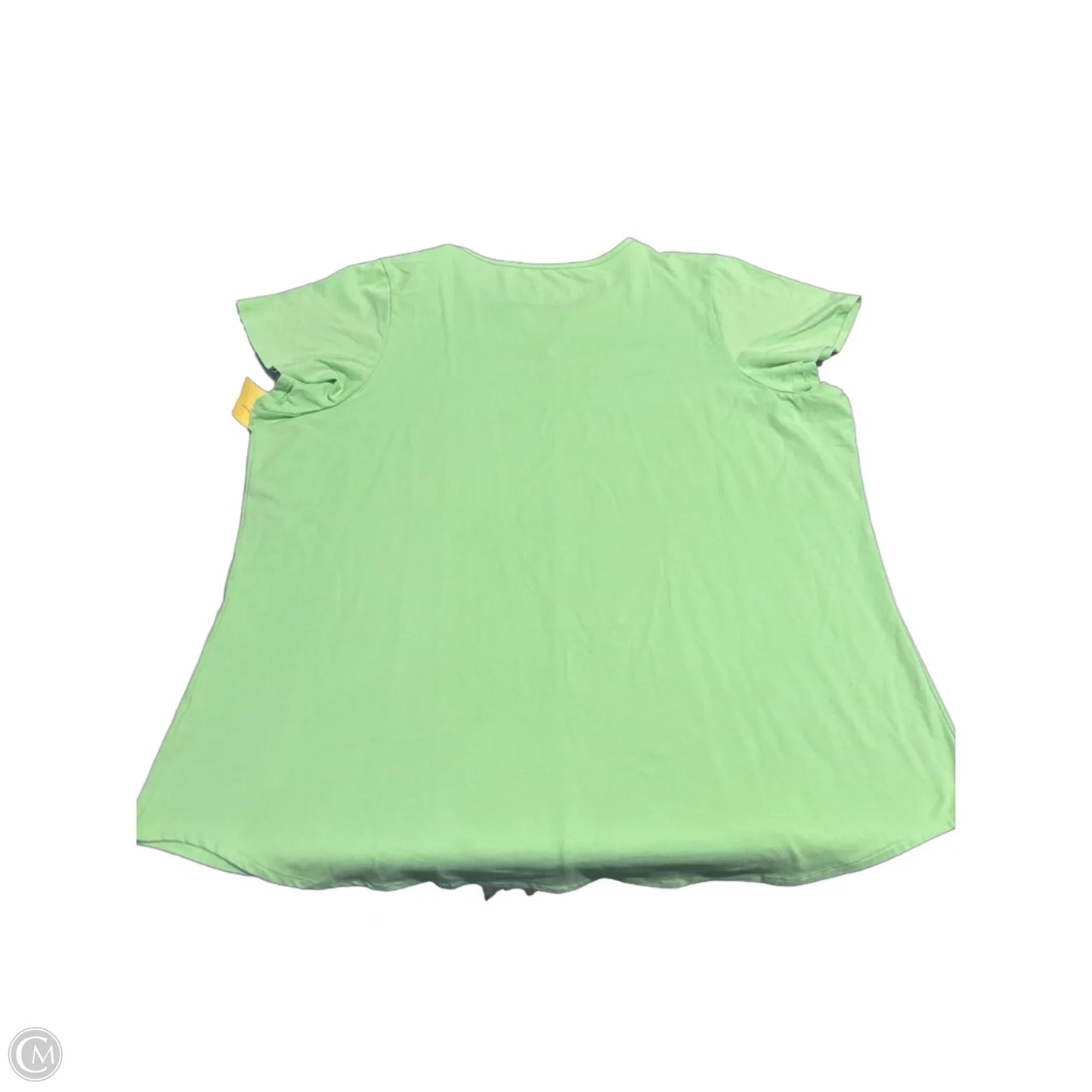 Top Short Sleeve By D&co. In Green, Size: 3x