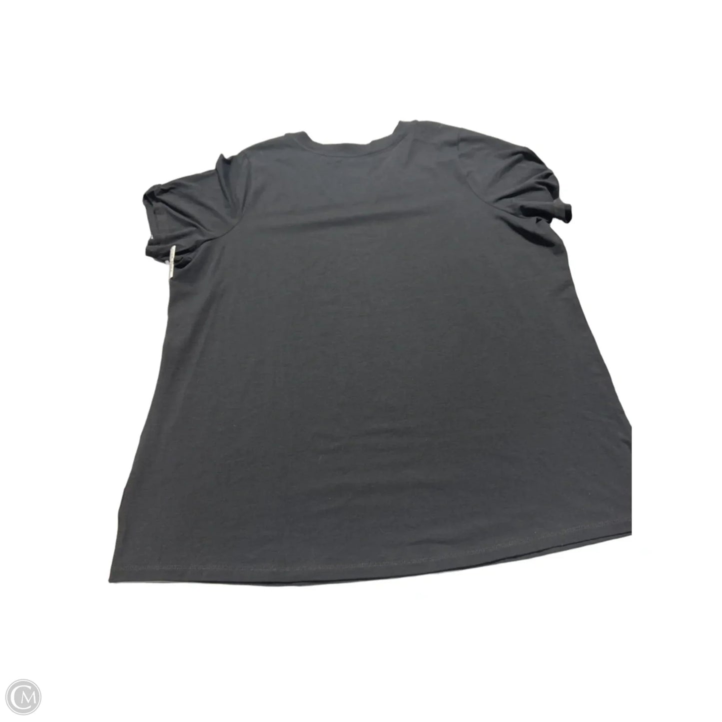 Top Short Sleeve By D&co. In Black, Size: 3x