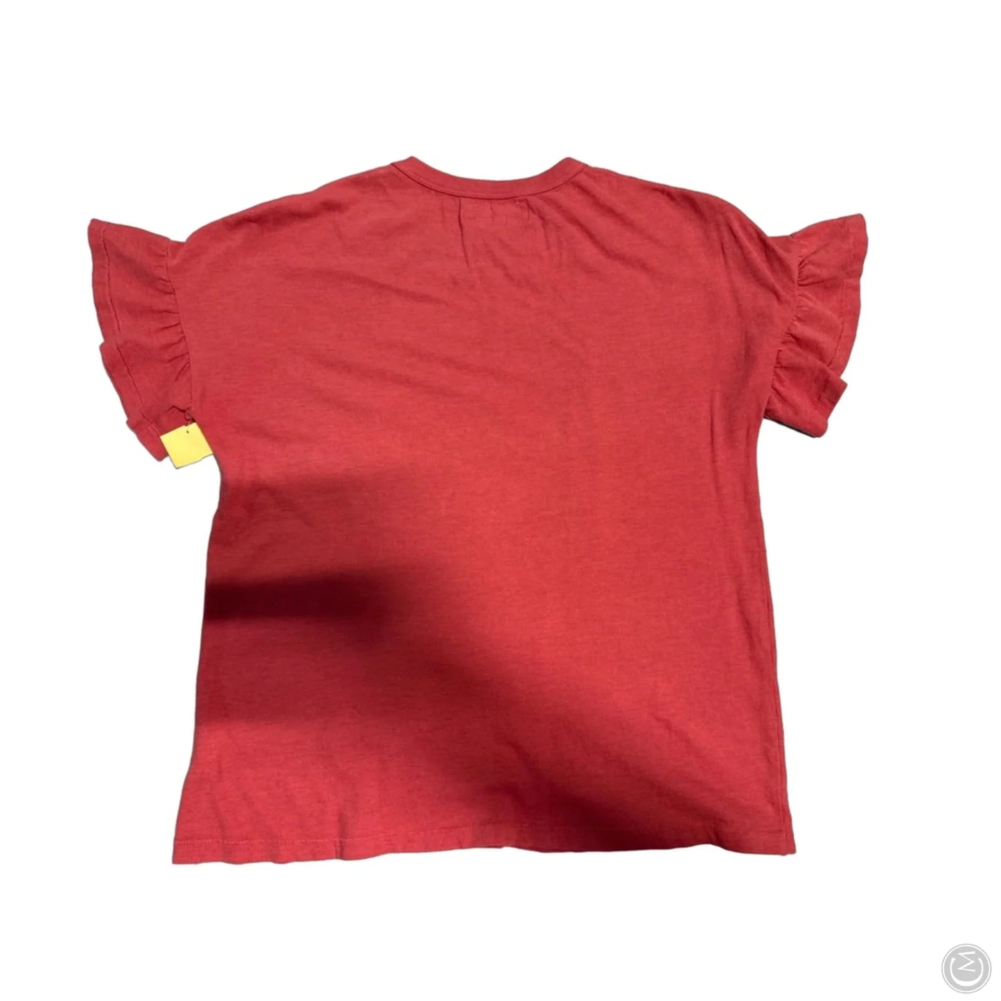 Top Short Sleeve By The Great. In Red, Size: Xs