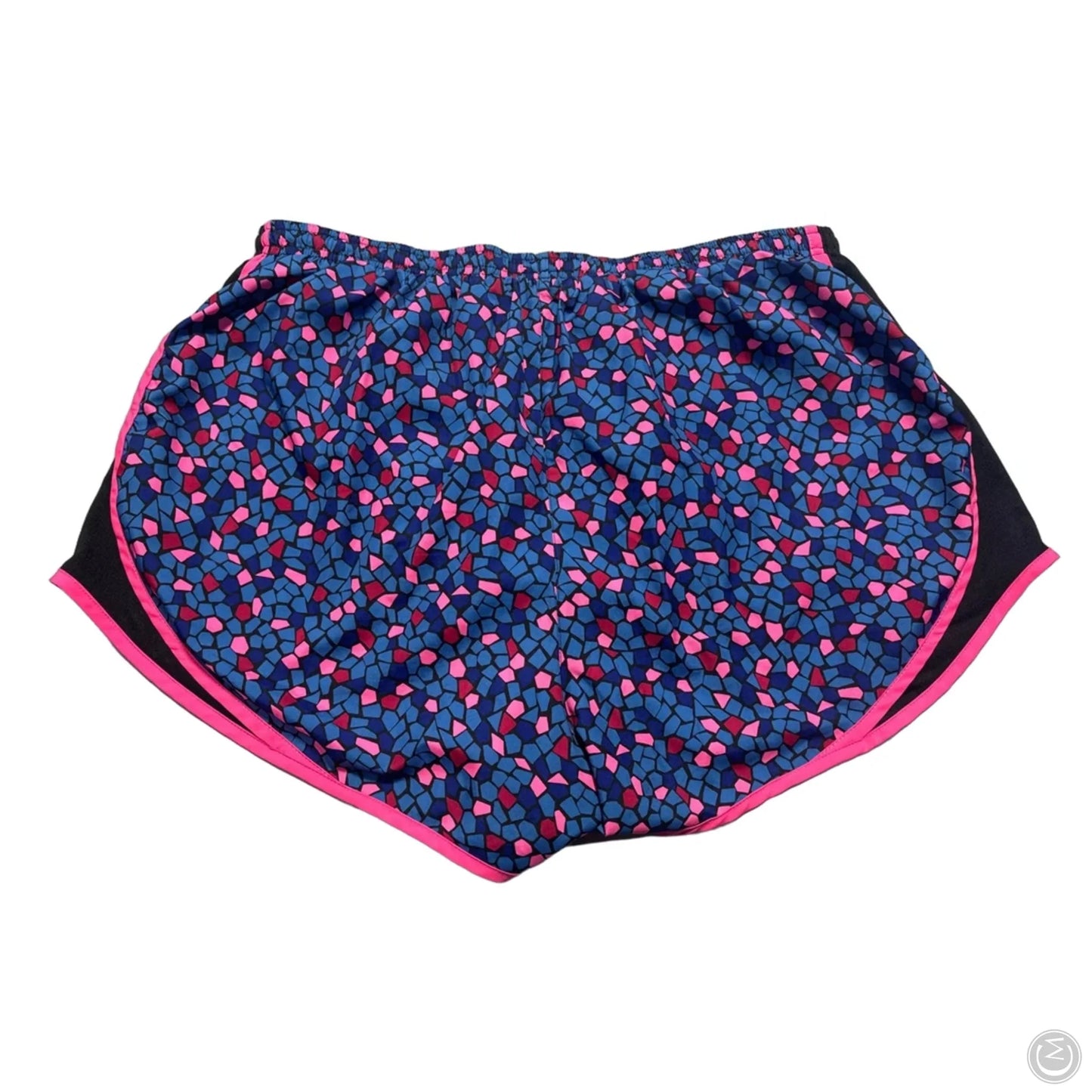 Athletic Shorts By Nike In Blue & Pink, Size: Xl