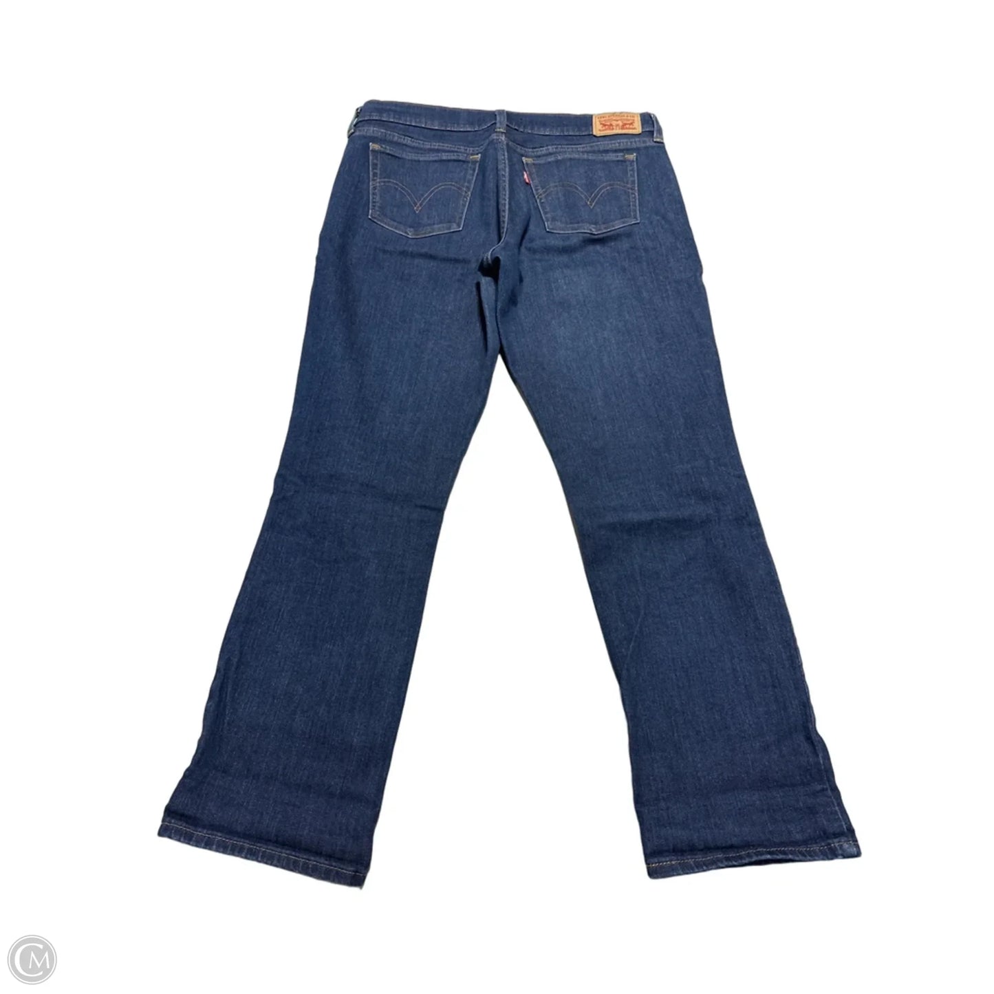 Jeans Straight By Levis In Blue Denim, Size: 6