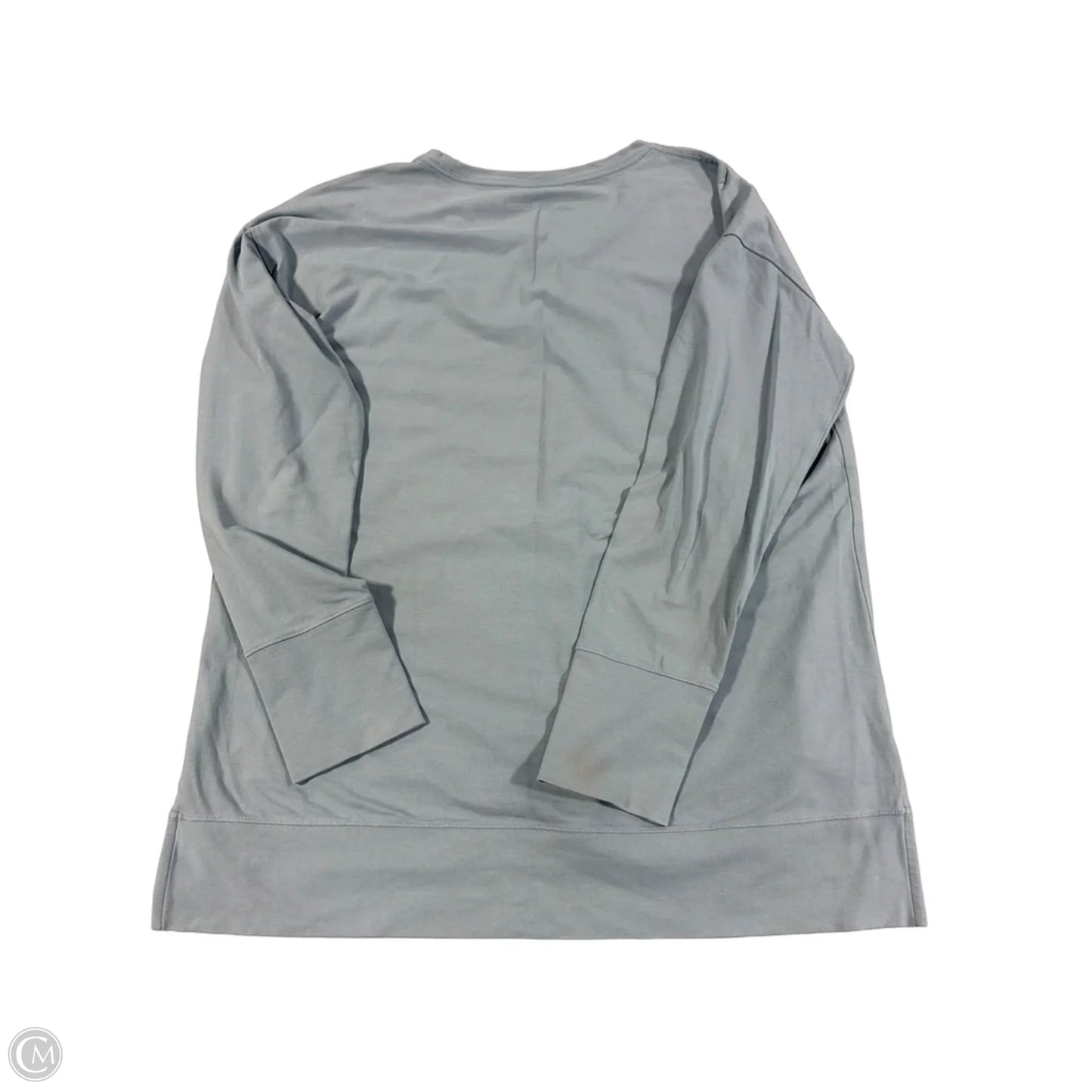 Top Long Sleeve By Life Is Good In Blue, Size: L
