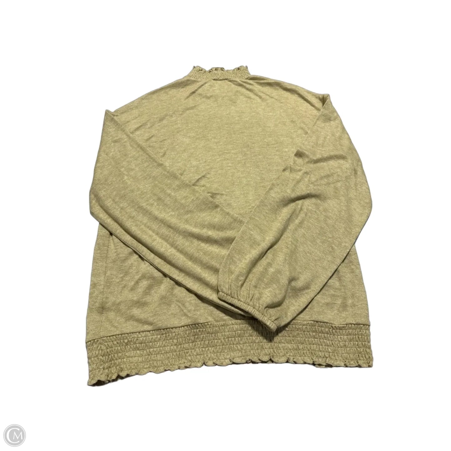 Top Long Sleeve By A New Day In Green, Size: L