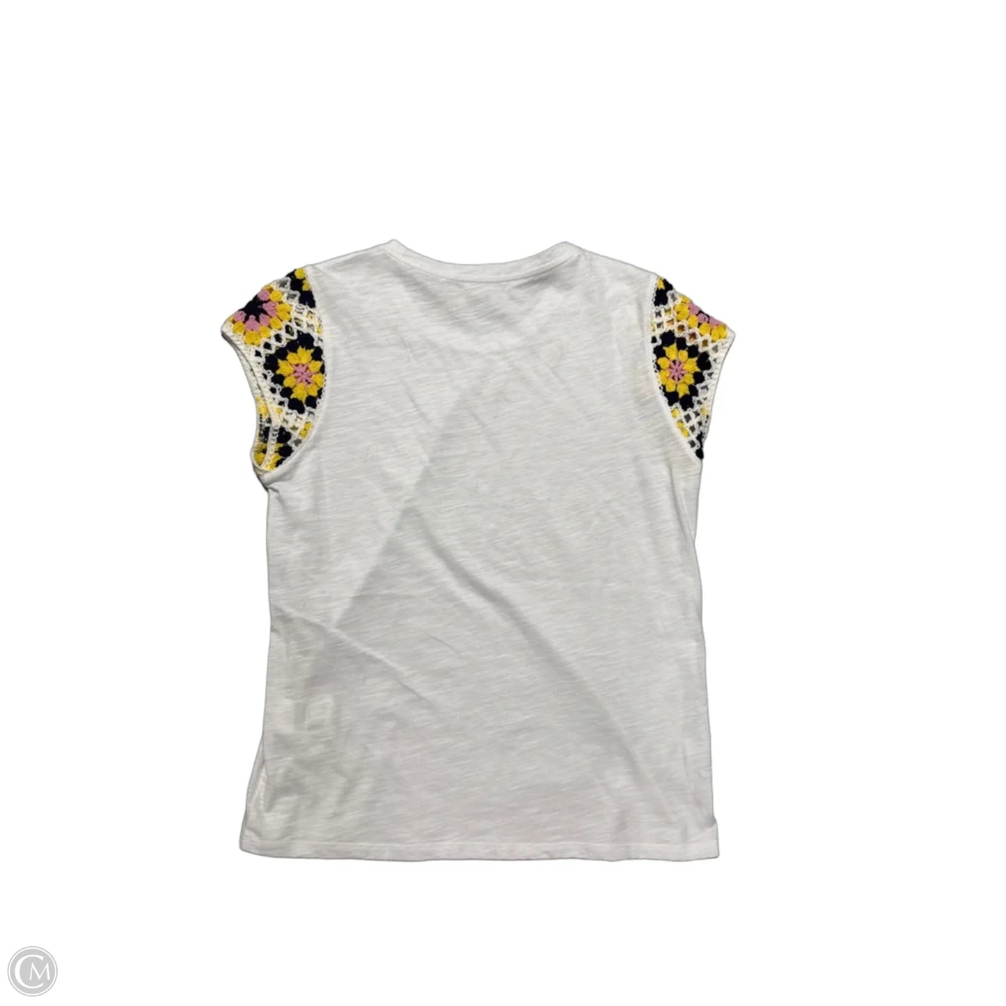 Top Short Sleeve By Charlie B In White, Size: M