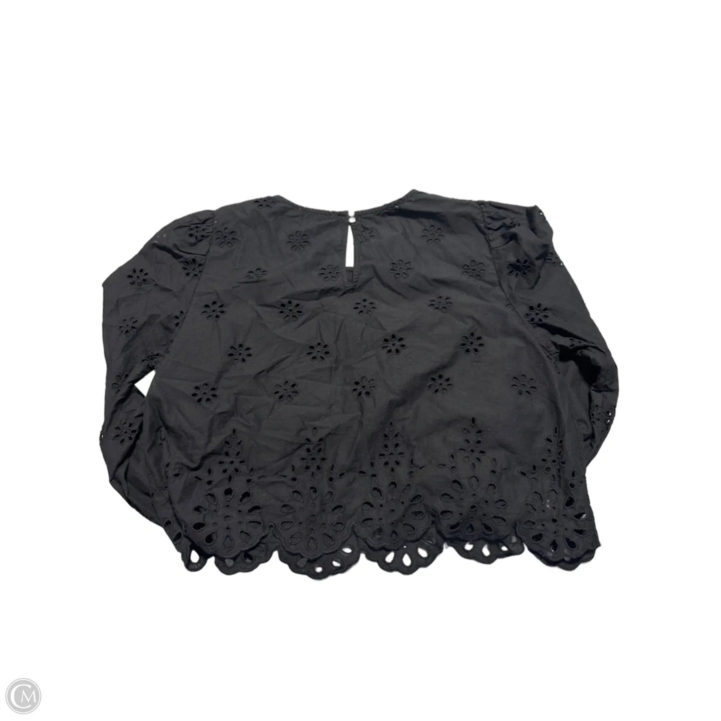 Top Long Sleeve By American Eagle In Black, Size: Xl