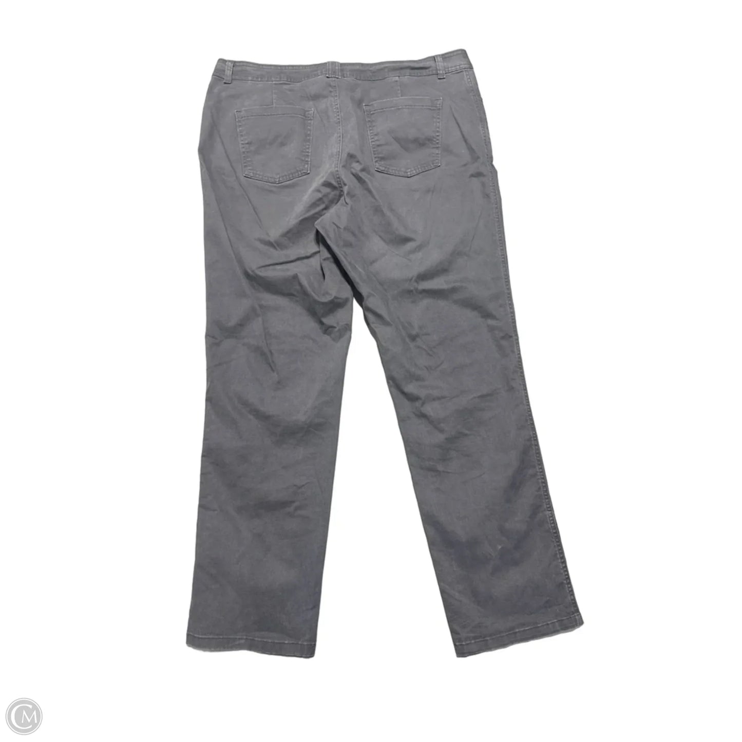 Jeans Straight By Lee In Grey, Size: 16