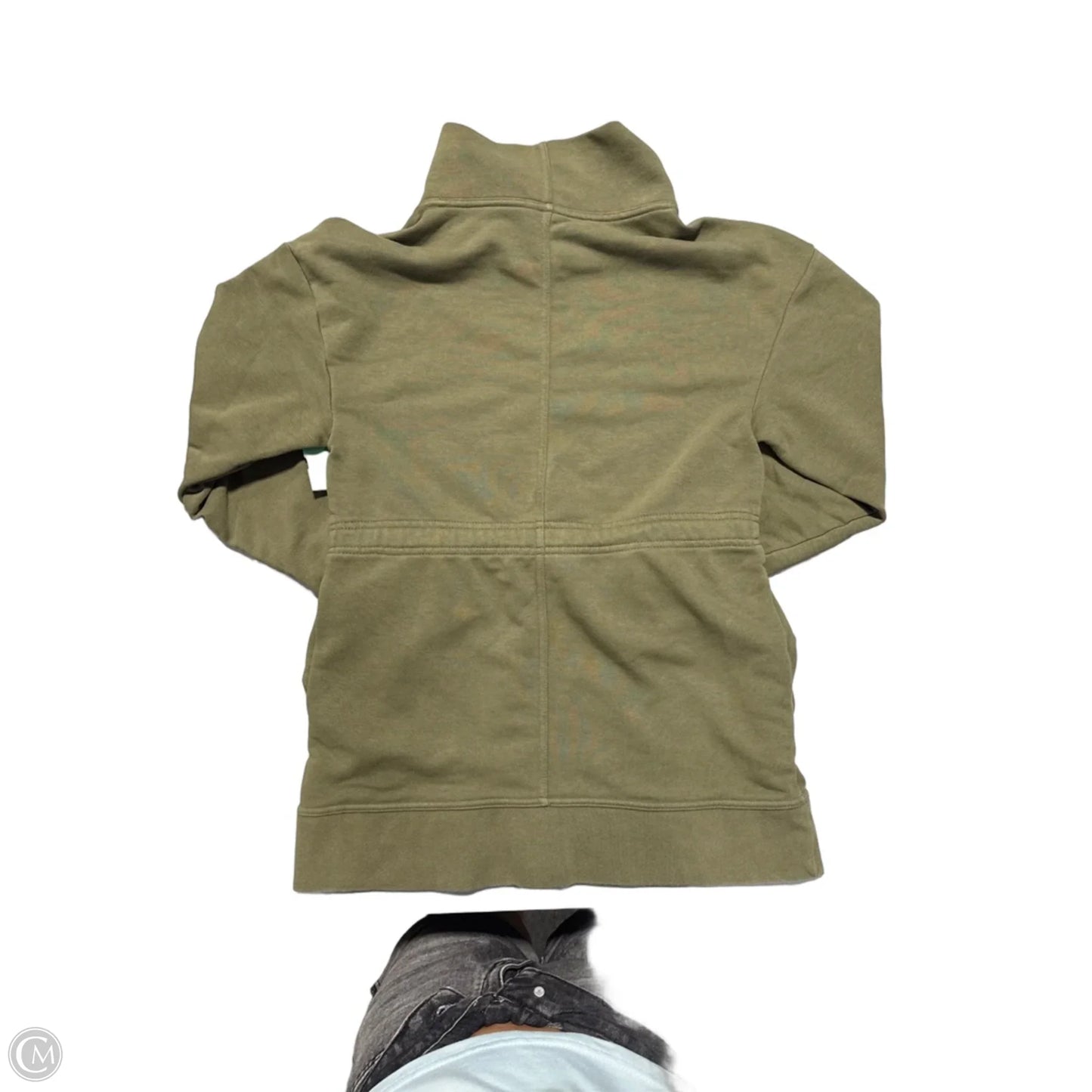 Top Long Sleeve By Nike In Green, Size: Xs