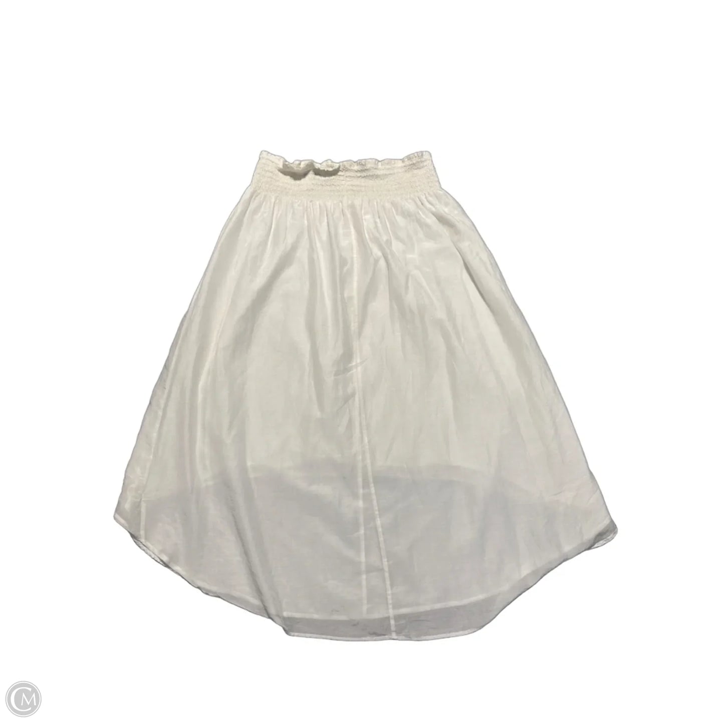 Skirt Midi By Ann Taylor In White, Size: M
