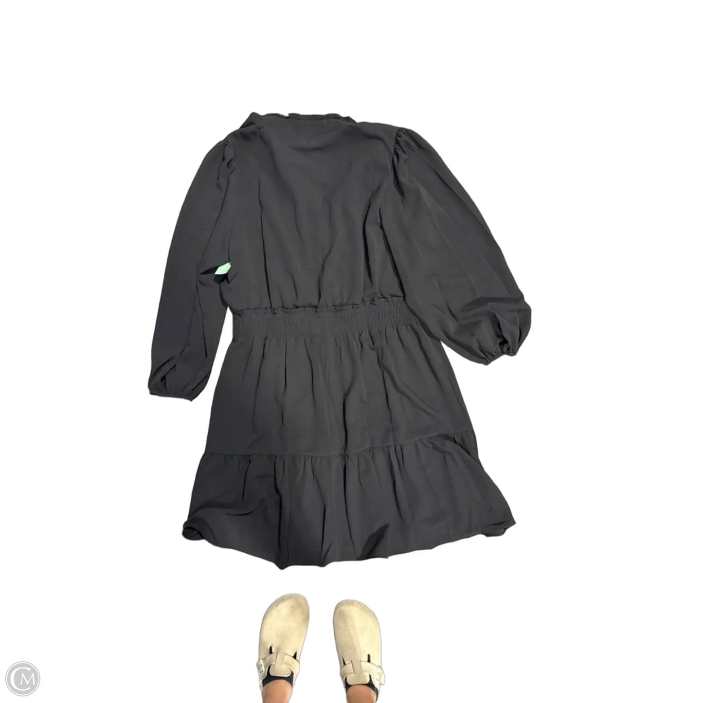 Dress Casual Maxi By London Times In Black, Size: Xl