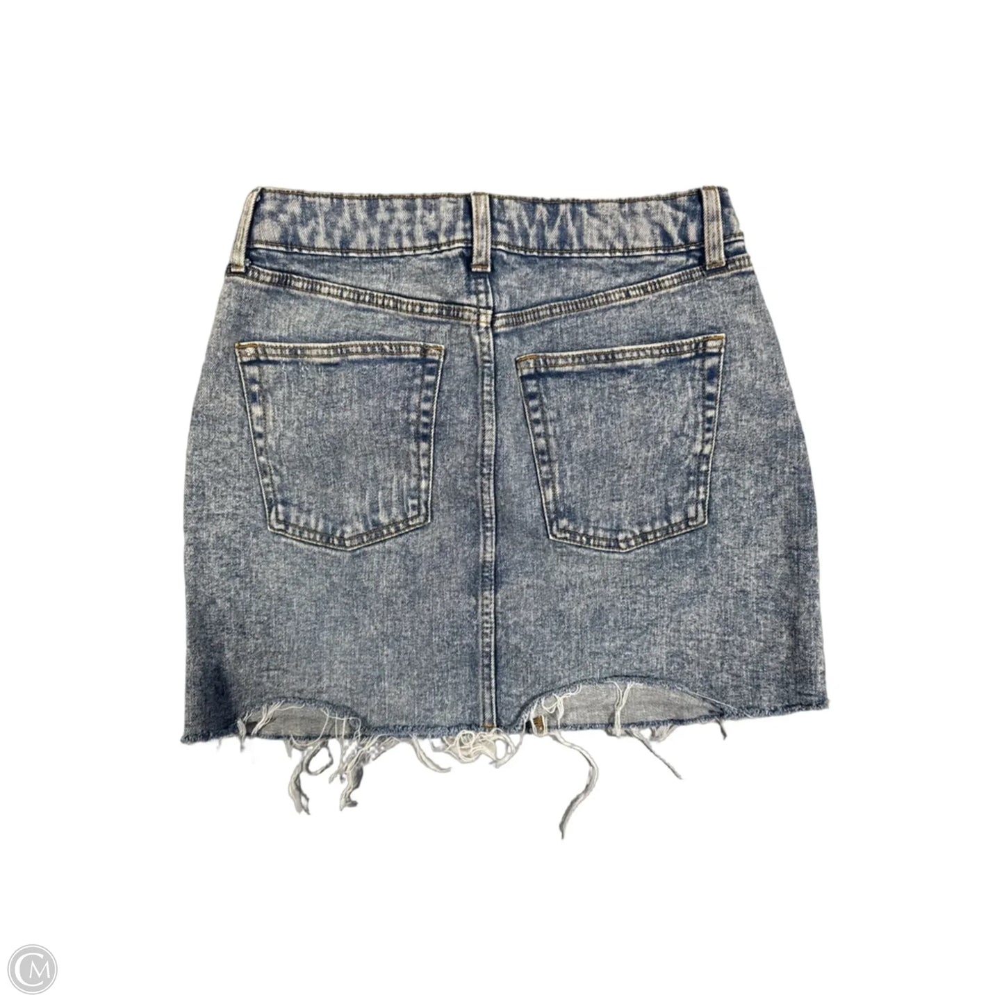 Skirt Mini & Short By Wild Fable In Blue Denim, Size: 8
