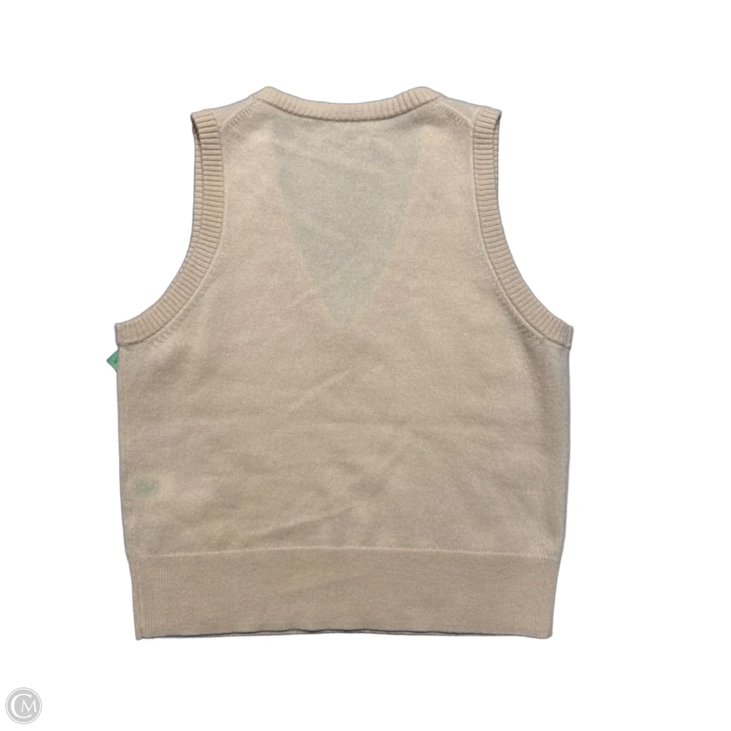 Vest Sweater By Cmc In Tan, Size: S