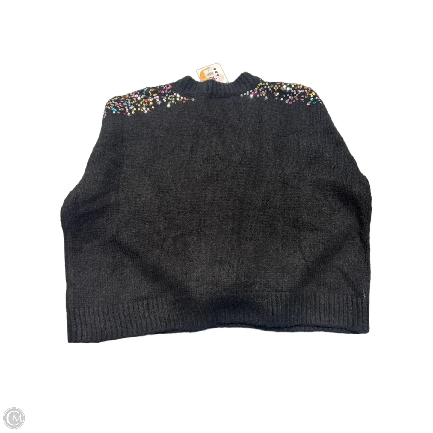 Sweater By Perfect Peach In Black, Size: M