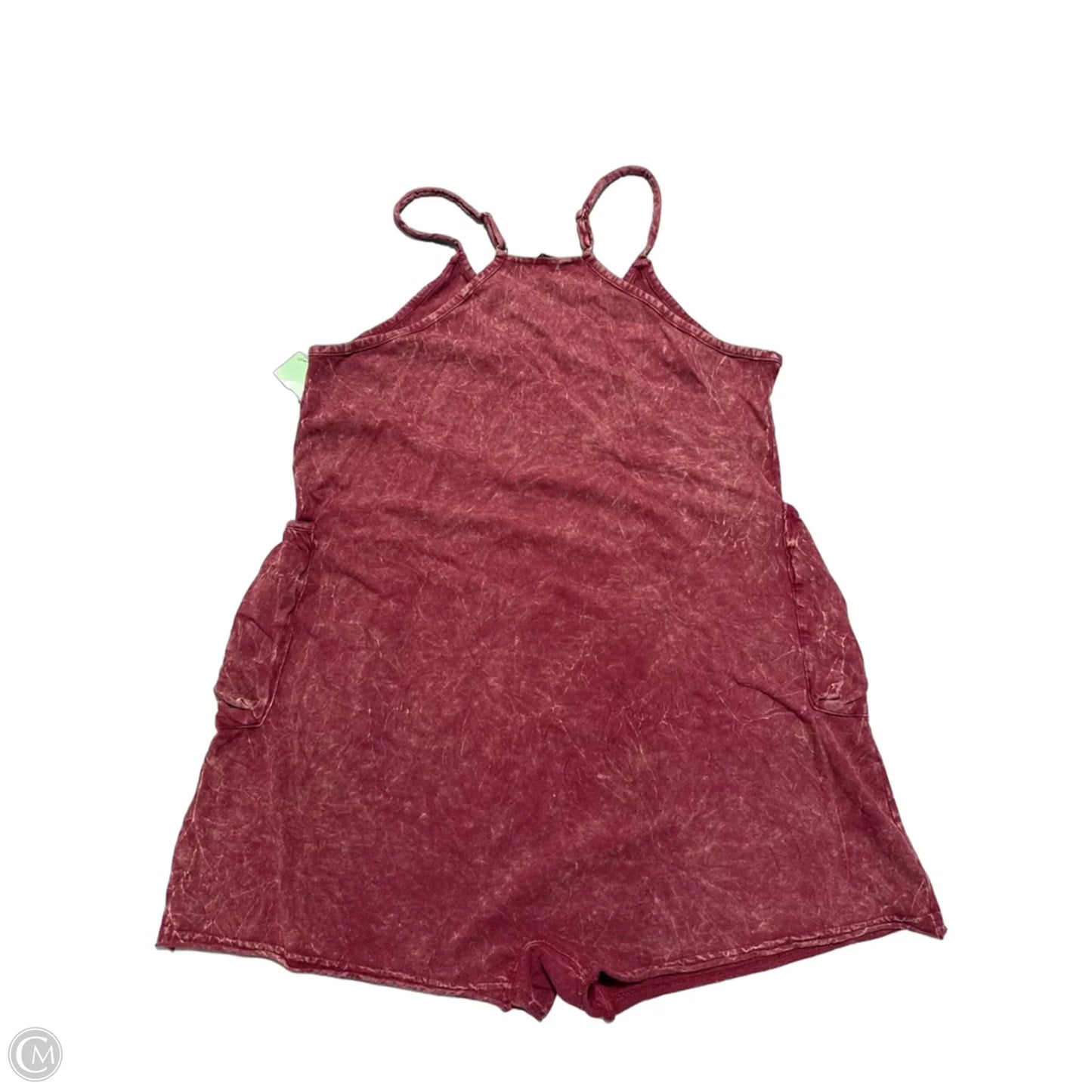 Romper By Zenana In Red, Size: L