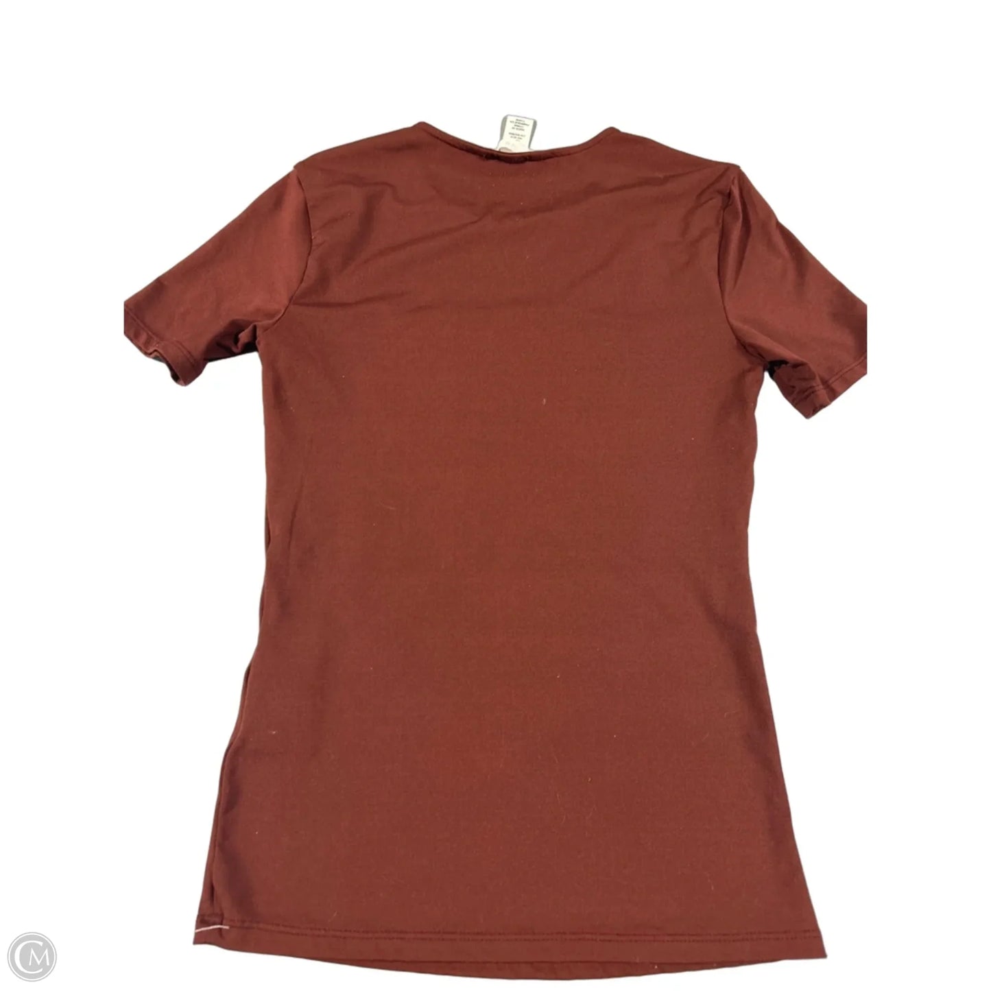 Top Short Sleeve By H&m In Red, Size: Xs